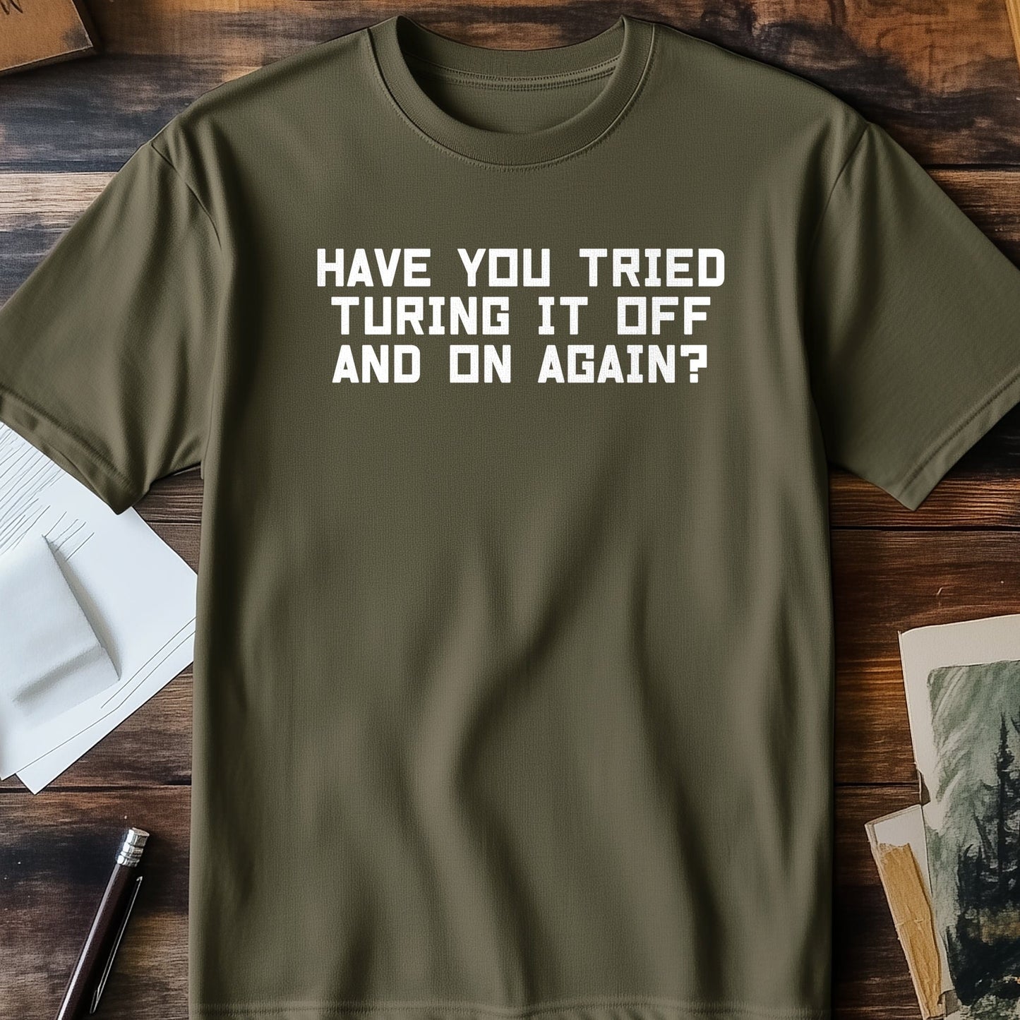 Off-and-On-Again T-shirt - Tech