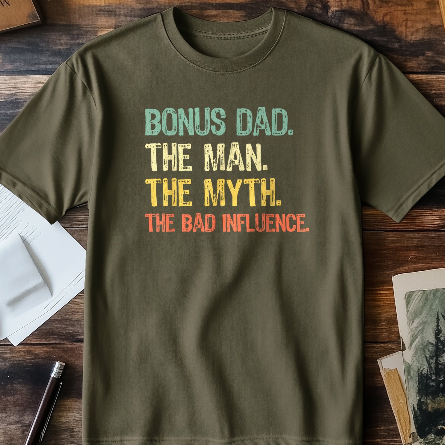 Bonus Dad The Man T-Shirt