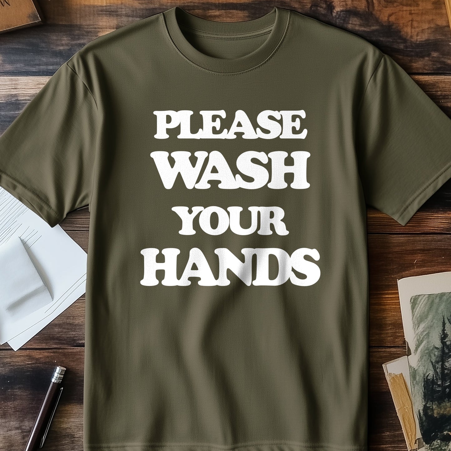 Please Wash Hands T-Shirt