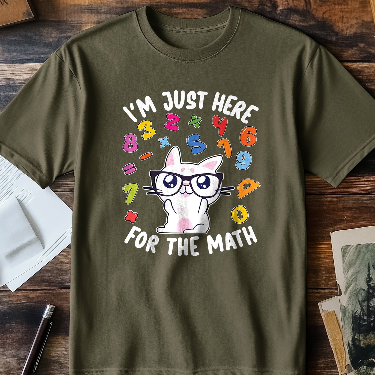 Bunny Number Day Math Kids Tee