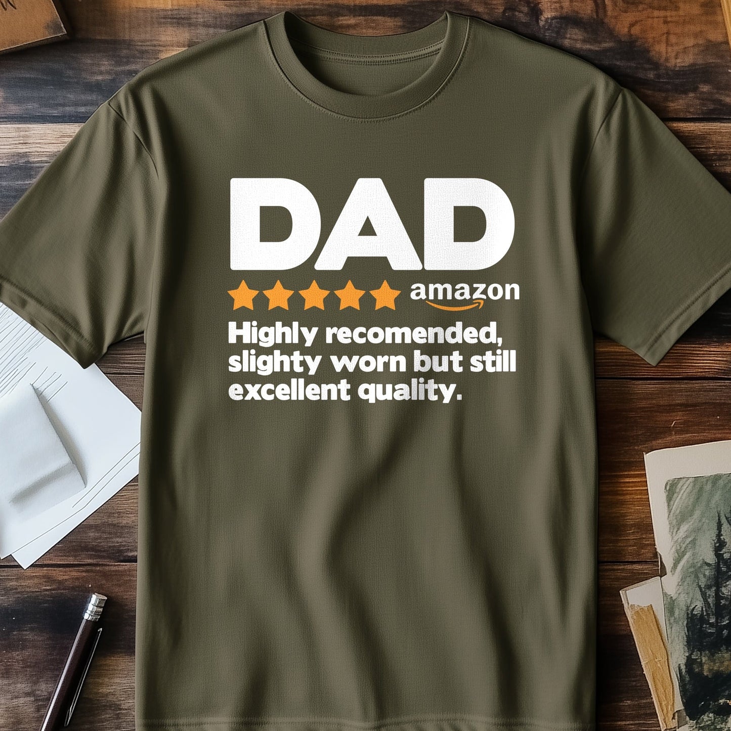 5 Star Dad T-Shirt - Dad's Review