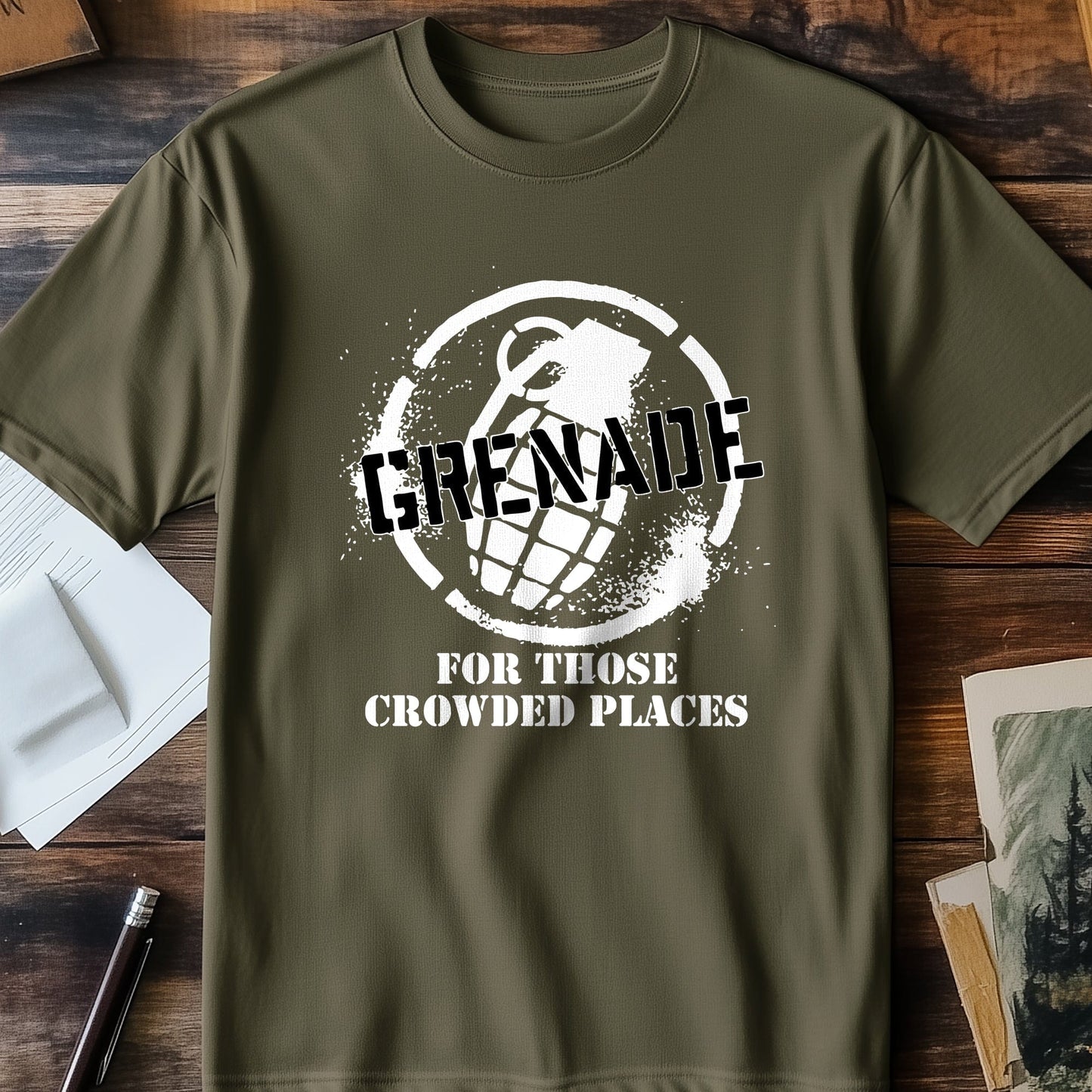 Grenade Crowded Place T-Shirt -