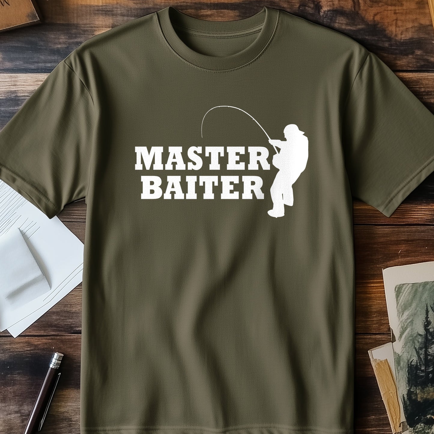Master-Baiter T-Shirt - Hooked on