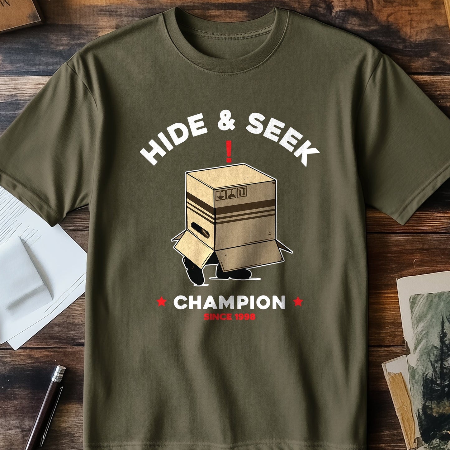 Hide & Seek Champ T-shirt ‚Äì Master of
