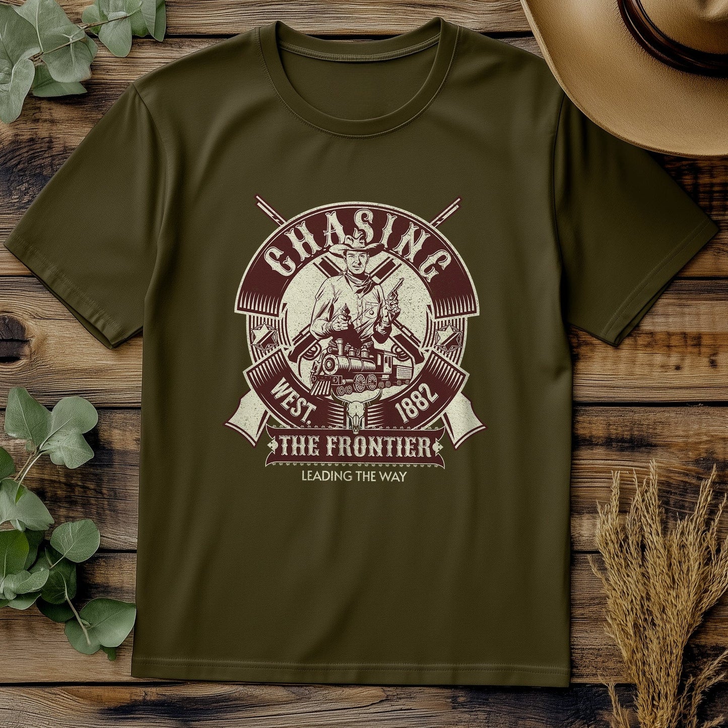 Chasing the Frontier Cowboy T-Shirt