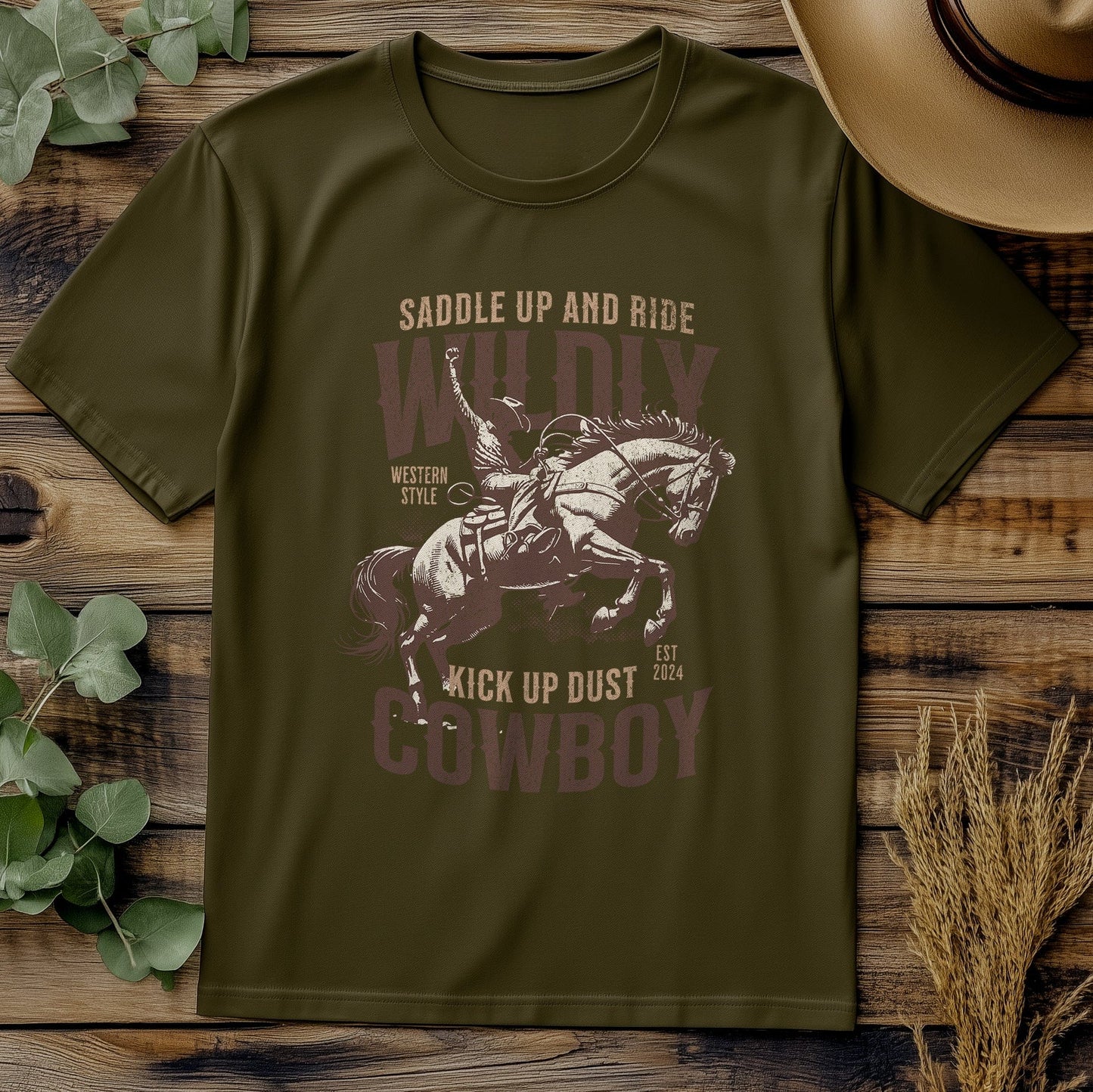 Kick Up Dust Cowboy T-Shirt