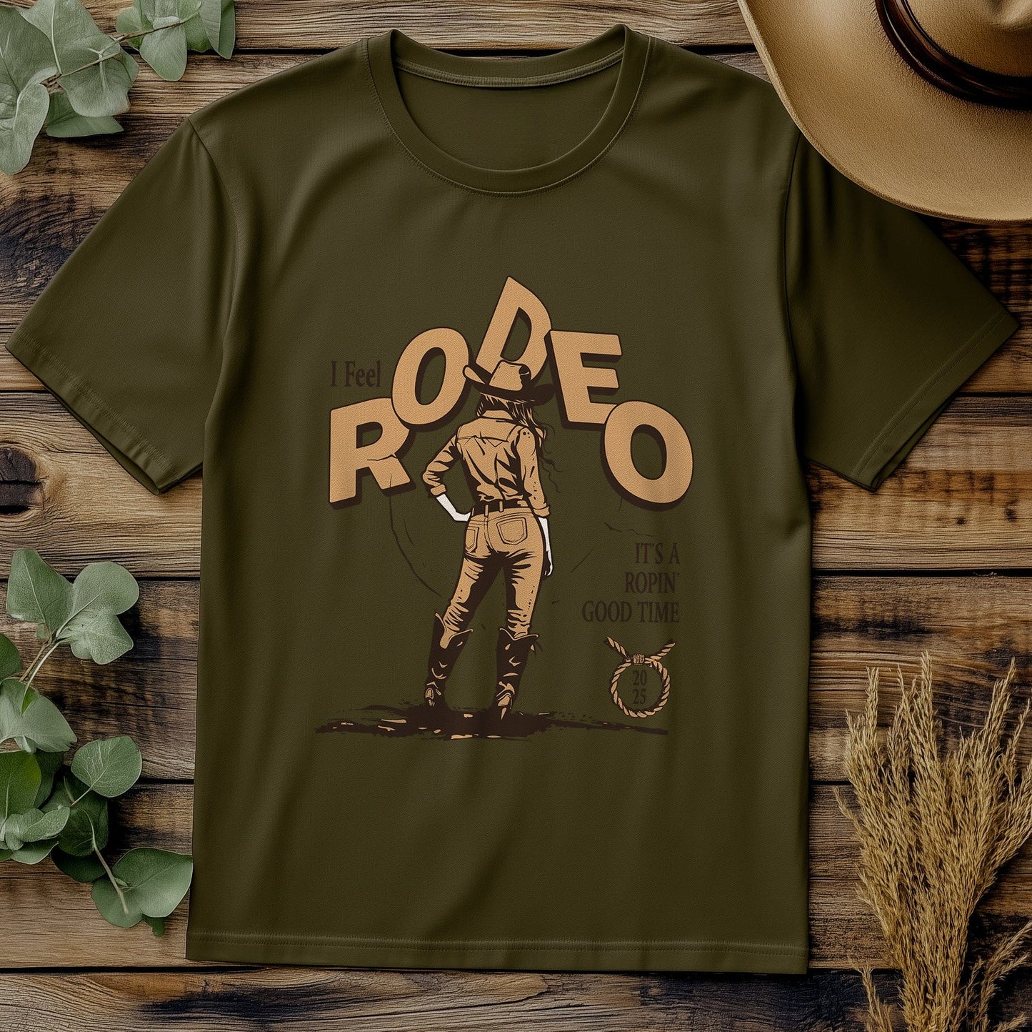 I Feel Rodeo T-shirt - Saddle Up for
