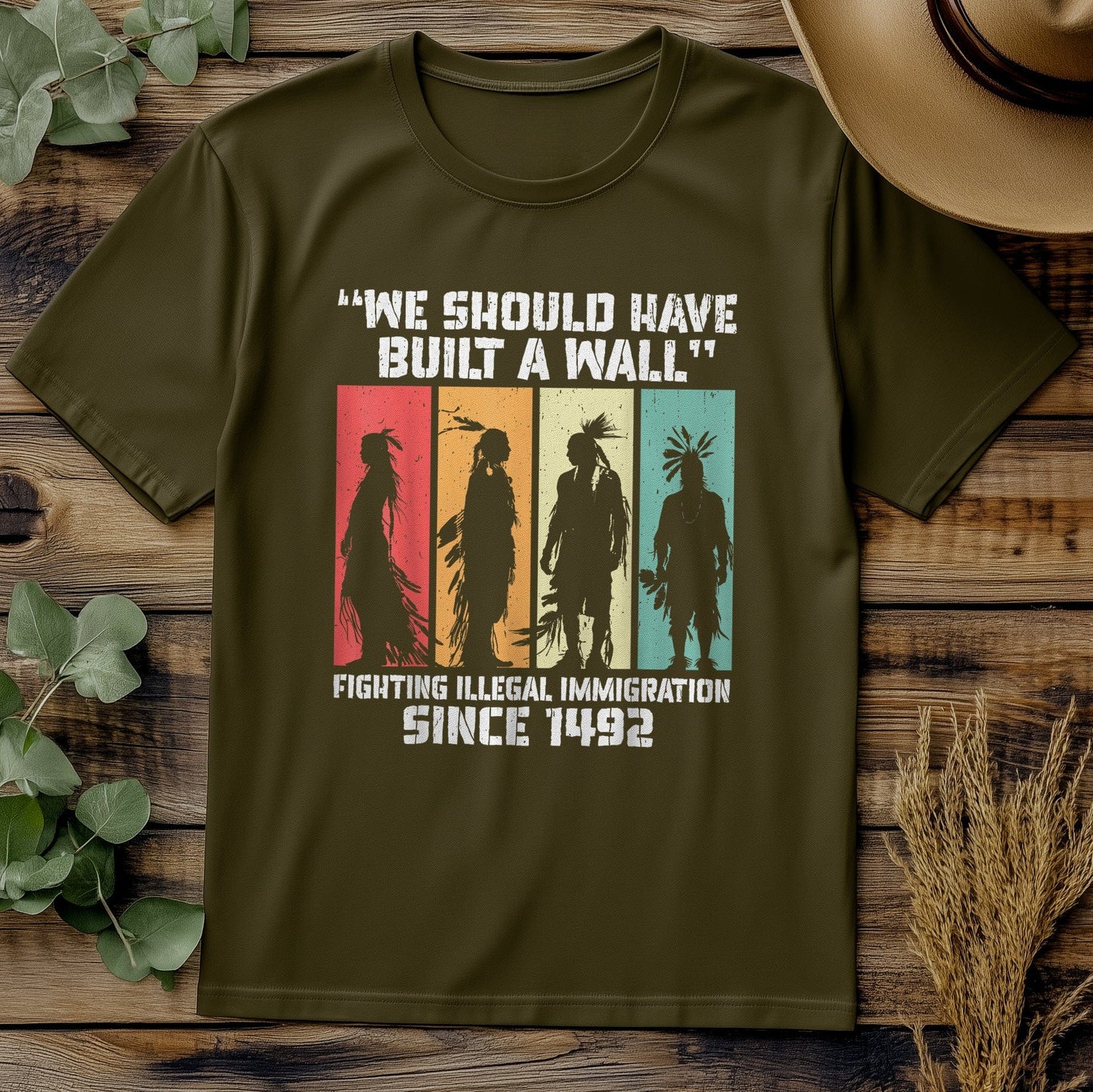 Should Build a Wall Funny T-Shirt