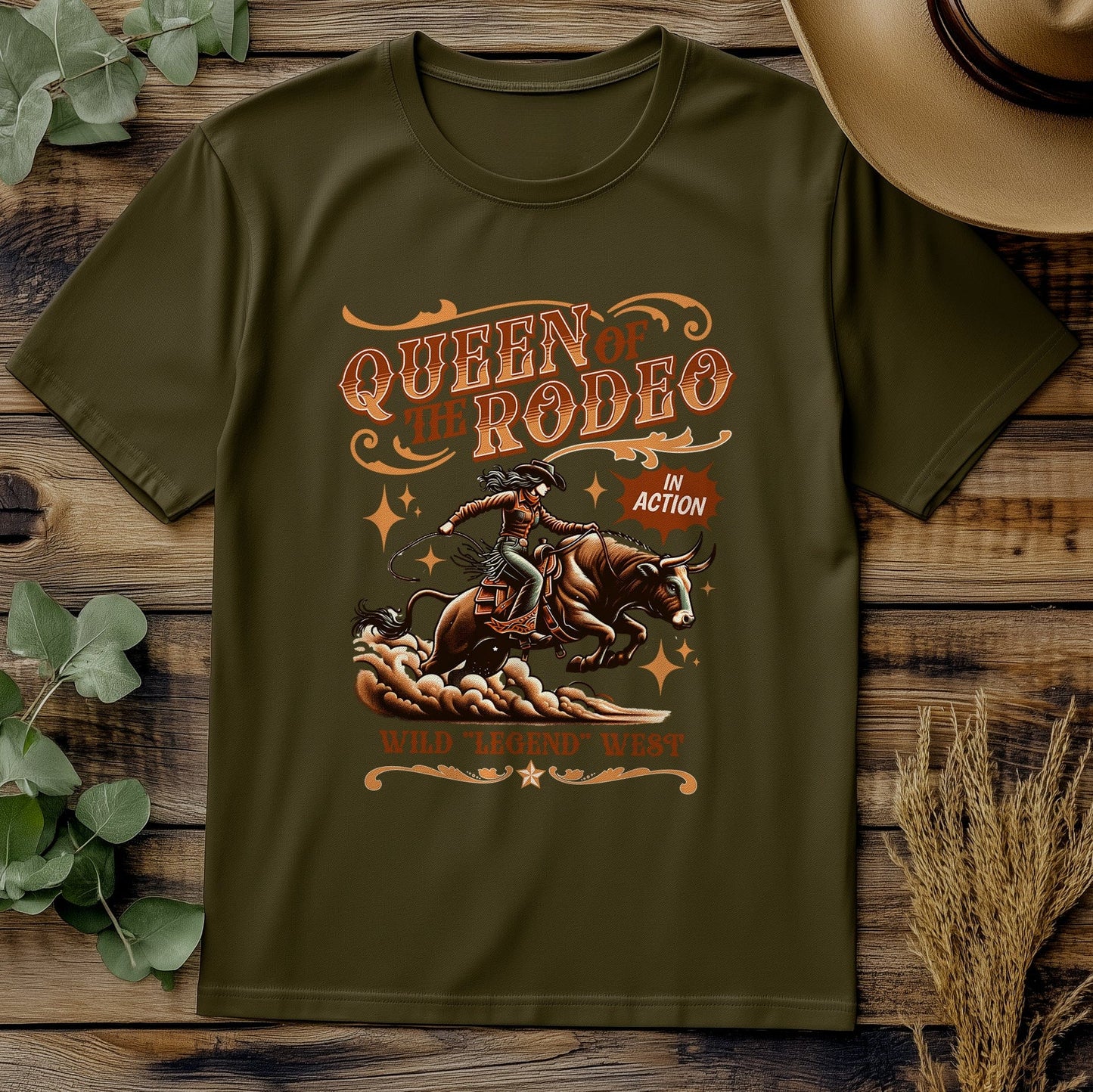 Queen of Rodeo T-Shirt - Saddle Up for