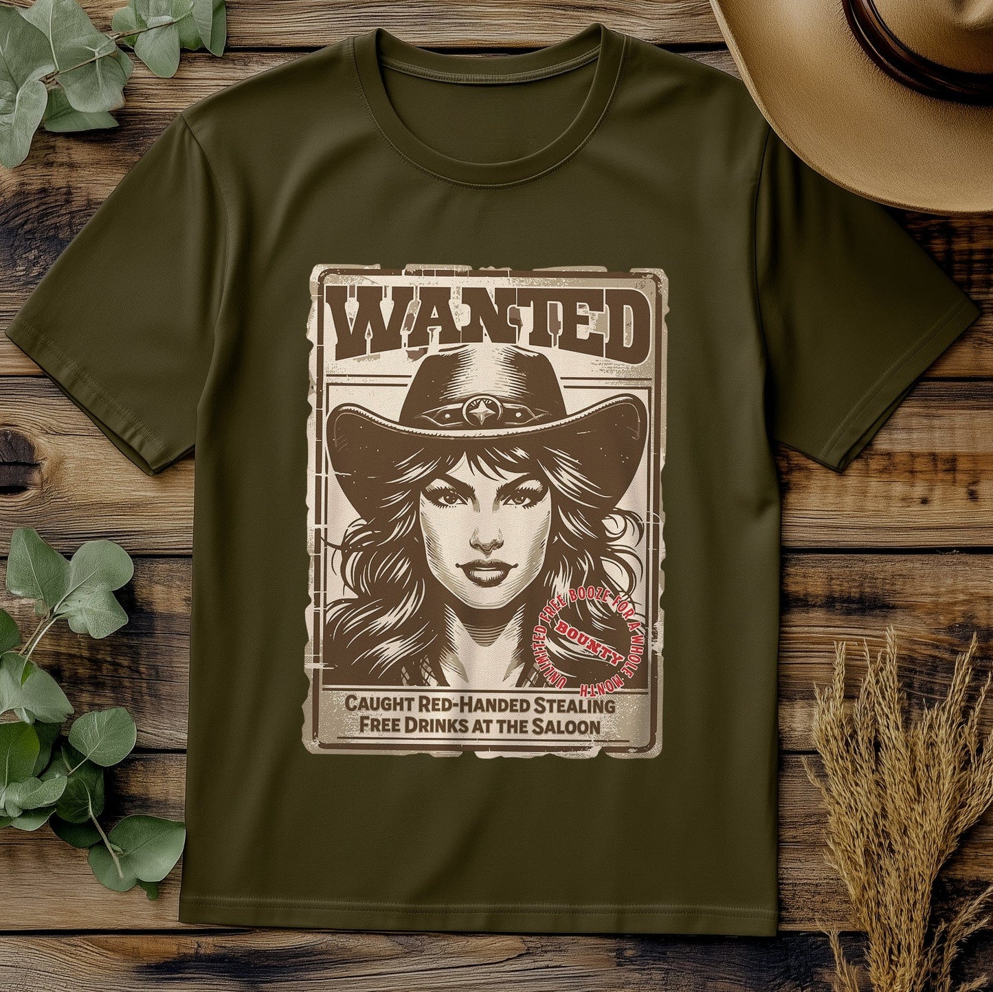 Wanted T-Shirt - Saddle Up for Style!