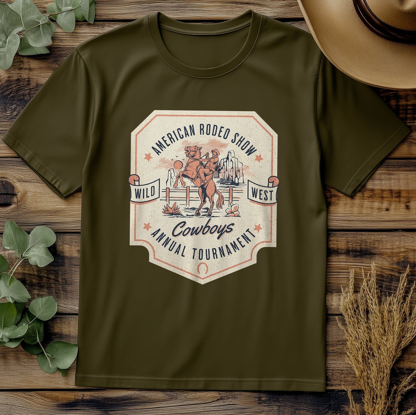 Wild West Rodeo Cowboys T-Shirt