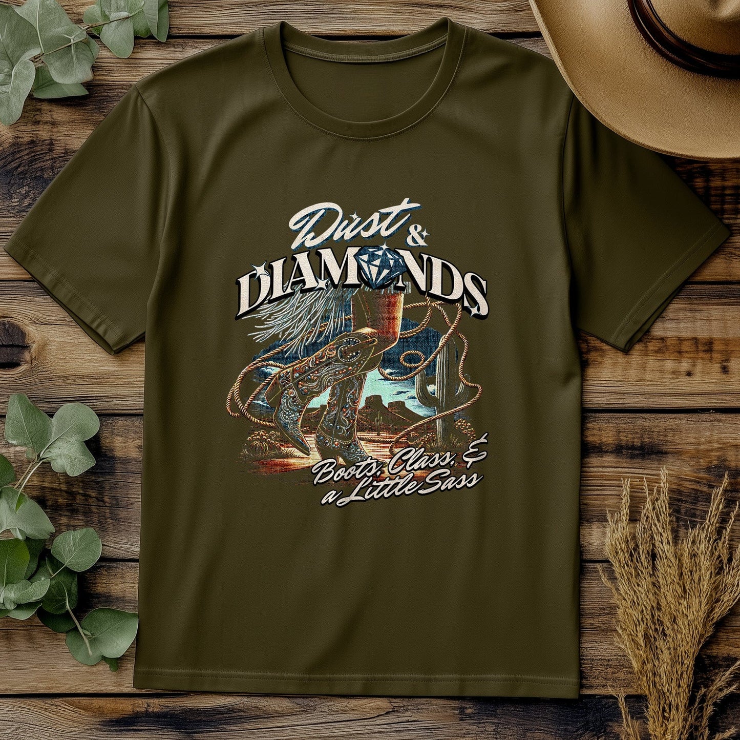 Dust & Diamonds Cowboy T-Shirt