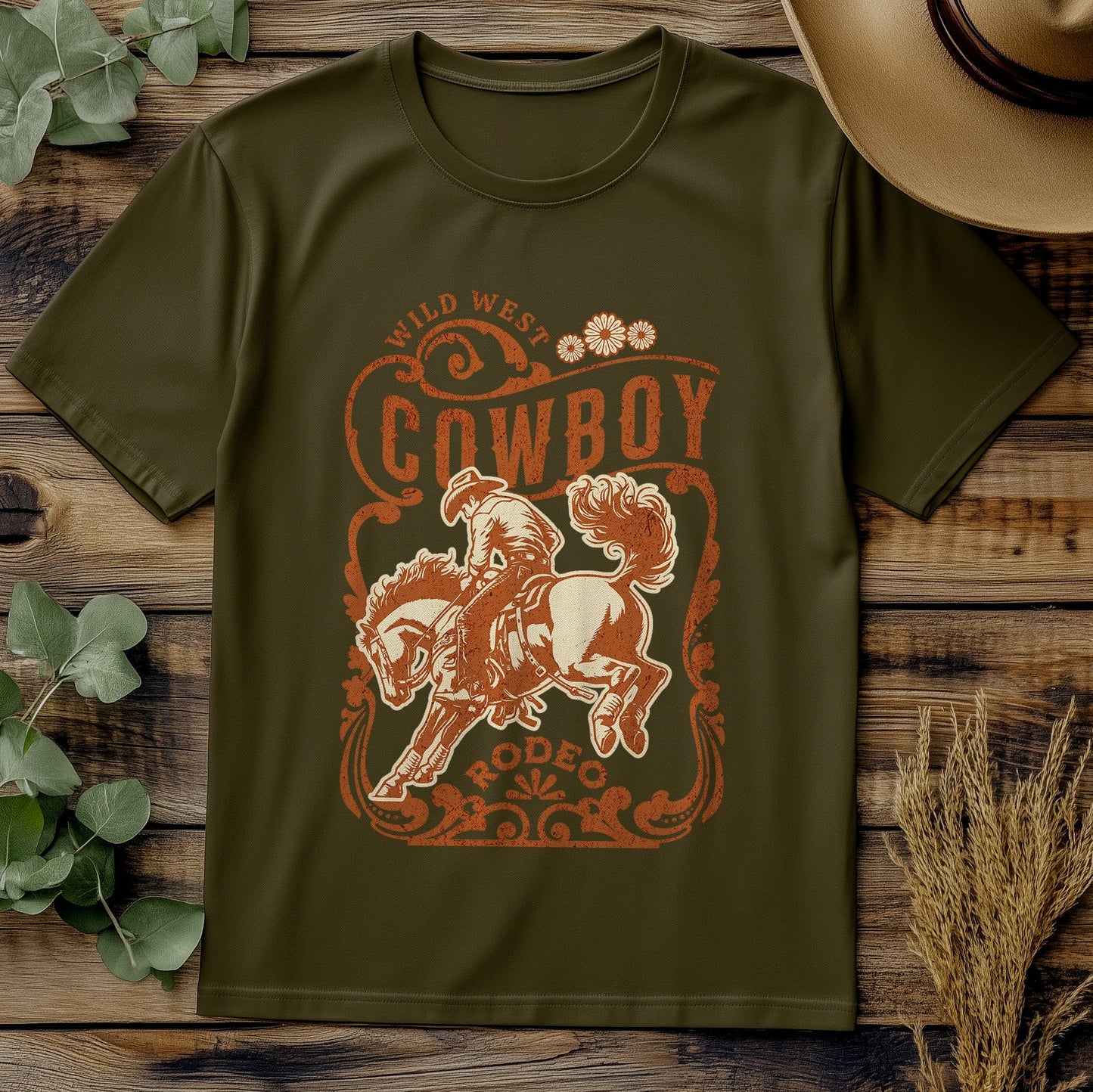 Wild West Cowboy Rodeo T-shirt -
