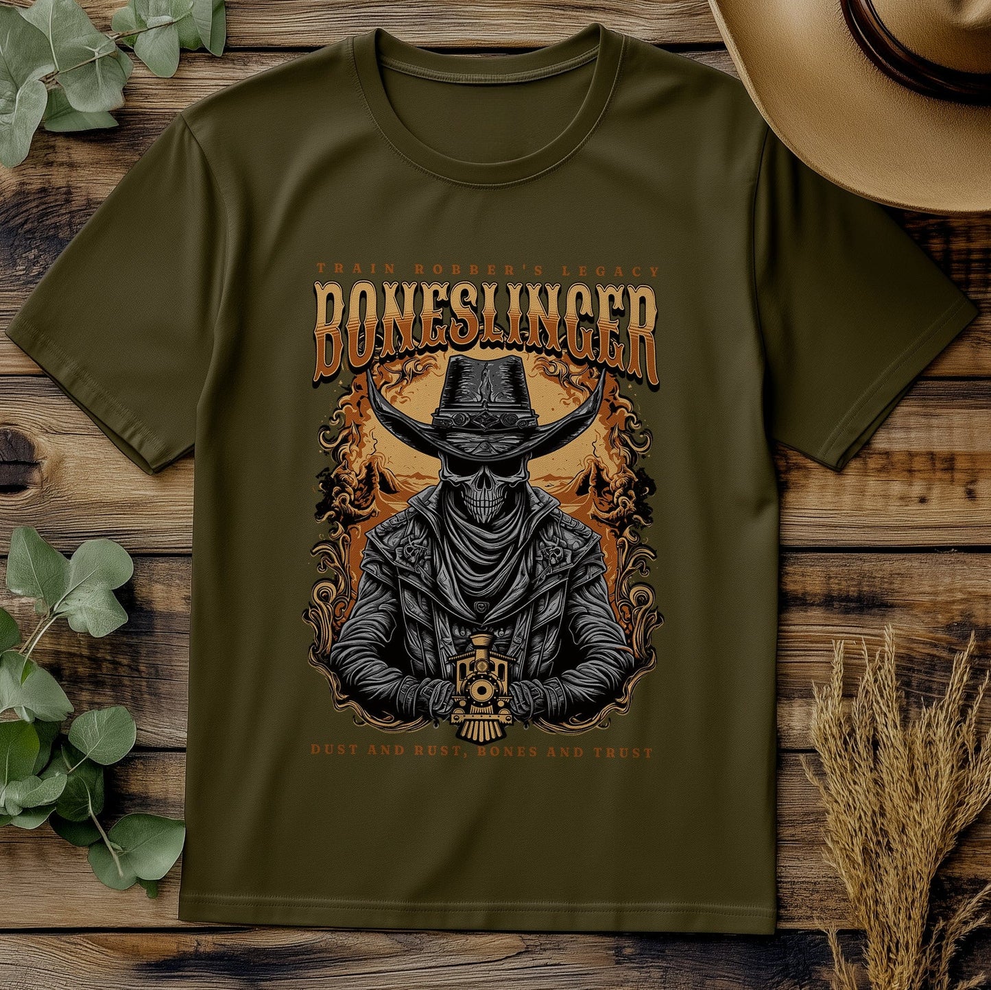Boneslinger Cowboy T-Shirt