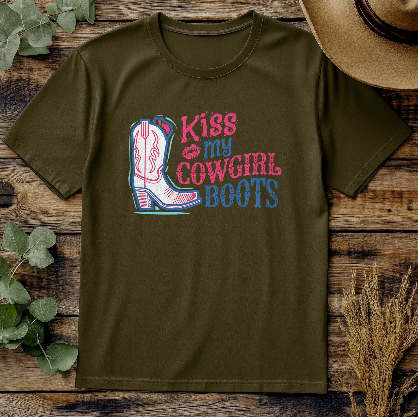 Kiss My Cowgirl Boots T-Shirt