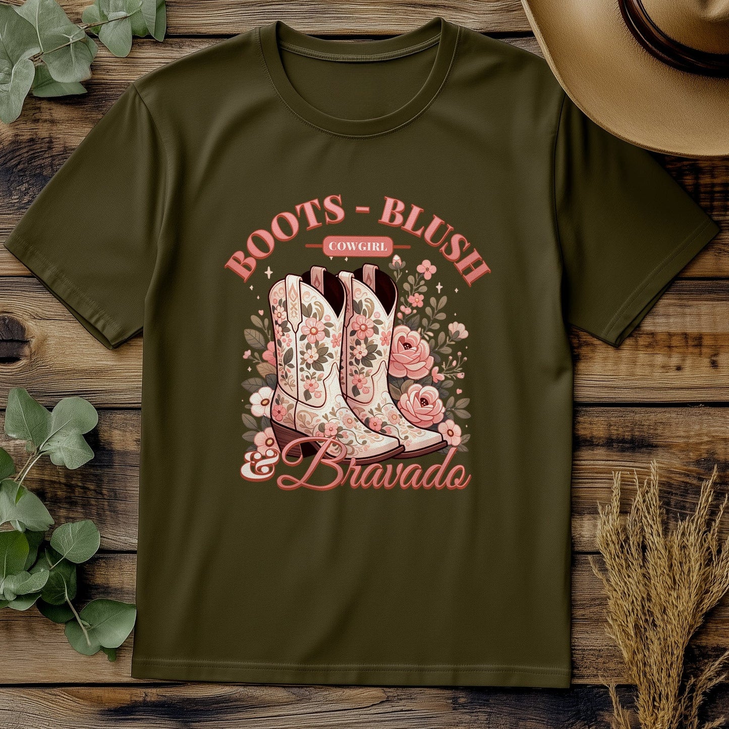 Boots - Blush T-Shirt: