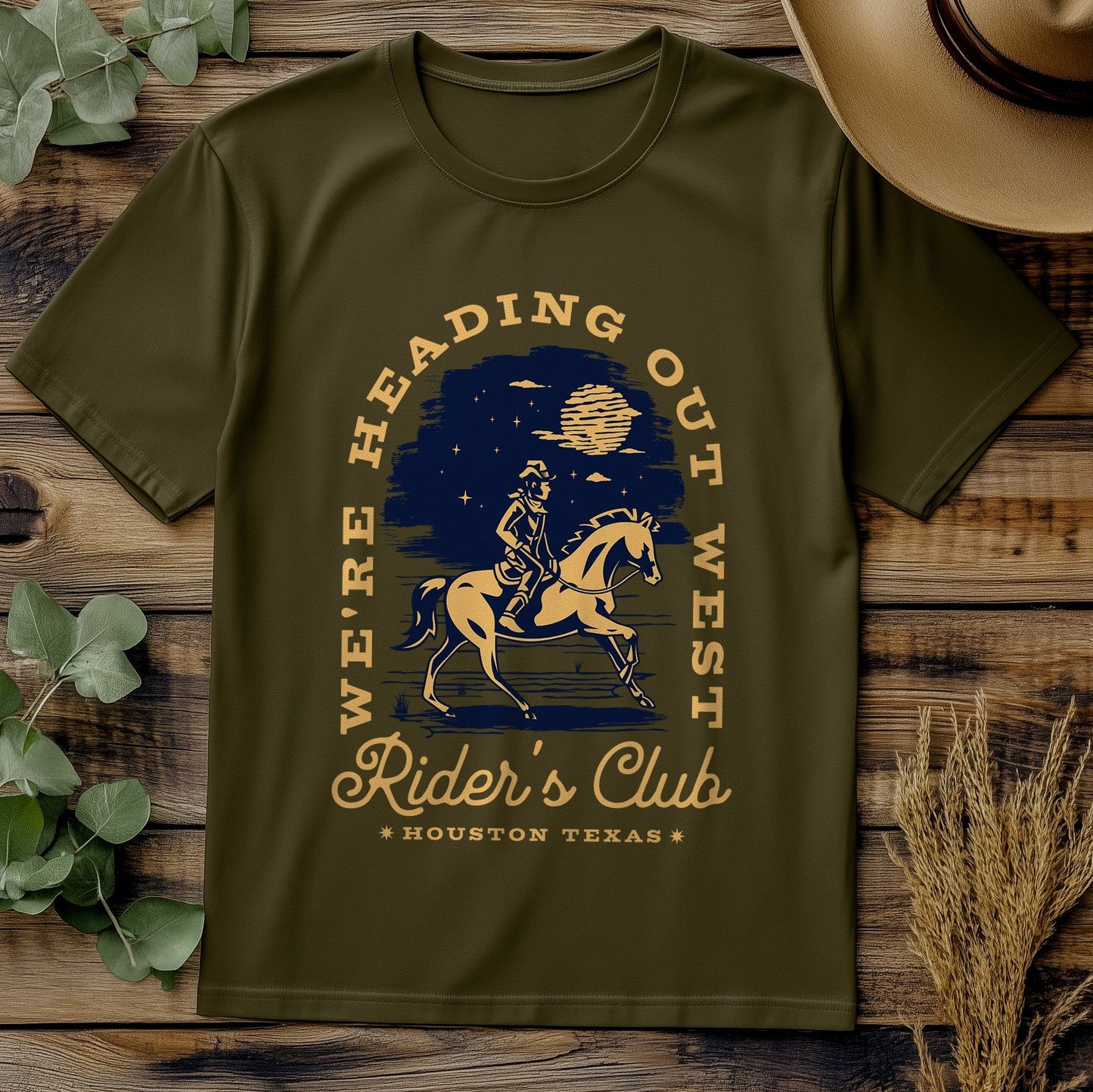 Rider's Club Retro Western T-Shirt -