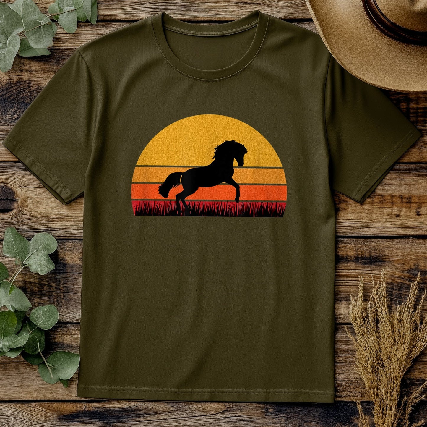 Galloping into Fun: Horse Equestrian T-shirt