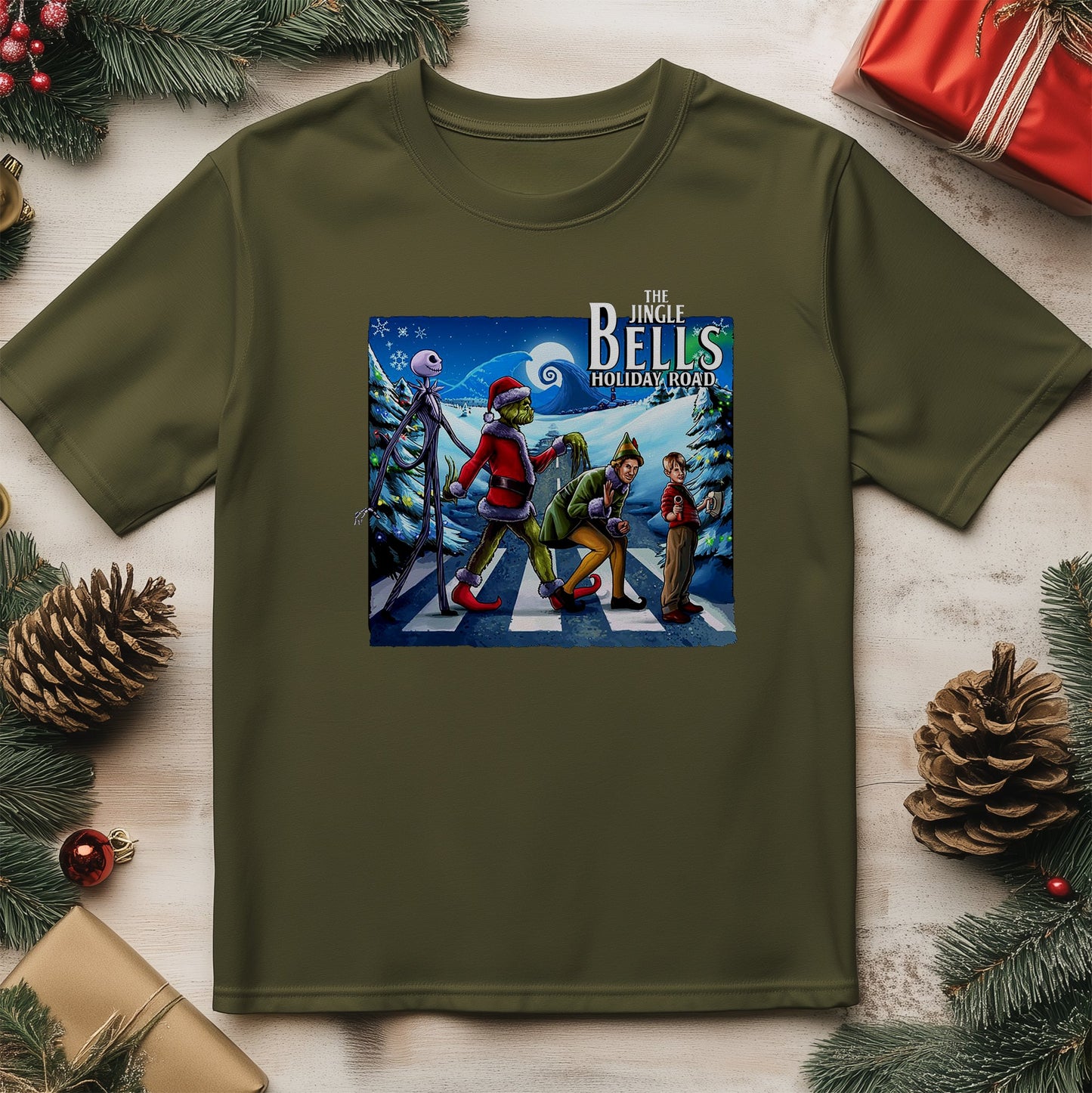 Jingle Bell Road T-Shirt - Rock 'n'