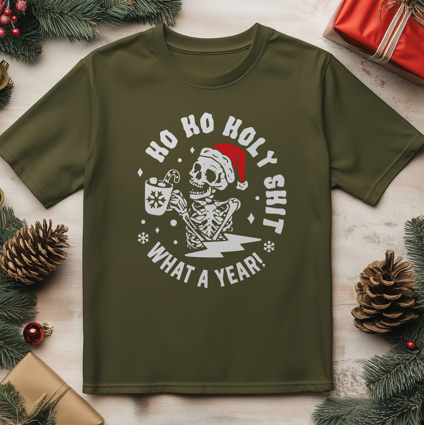 Ho Ho Holy Sh*t T-Shirt - Hilarious