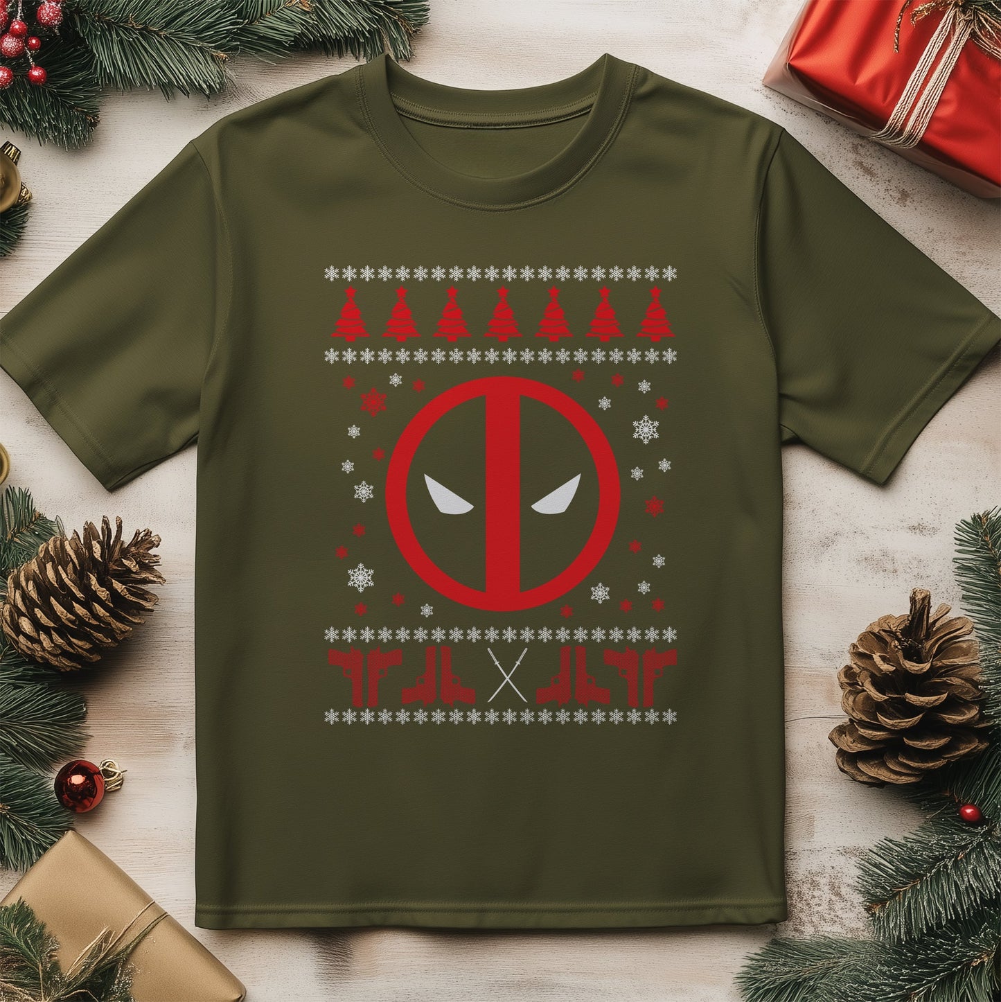 Merc Christmas T-shirt - Deadpool's