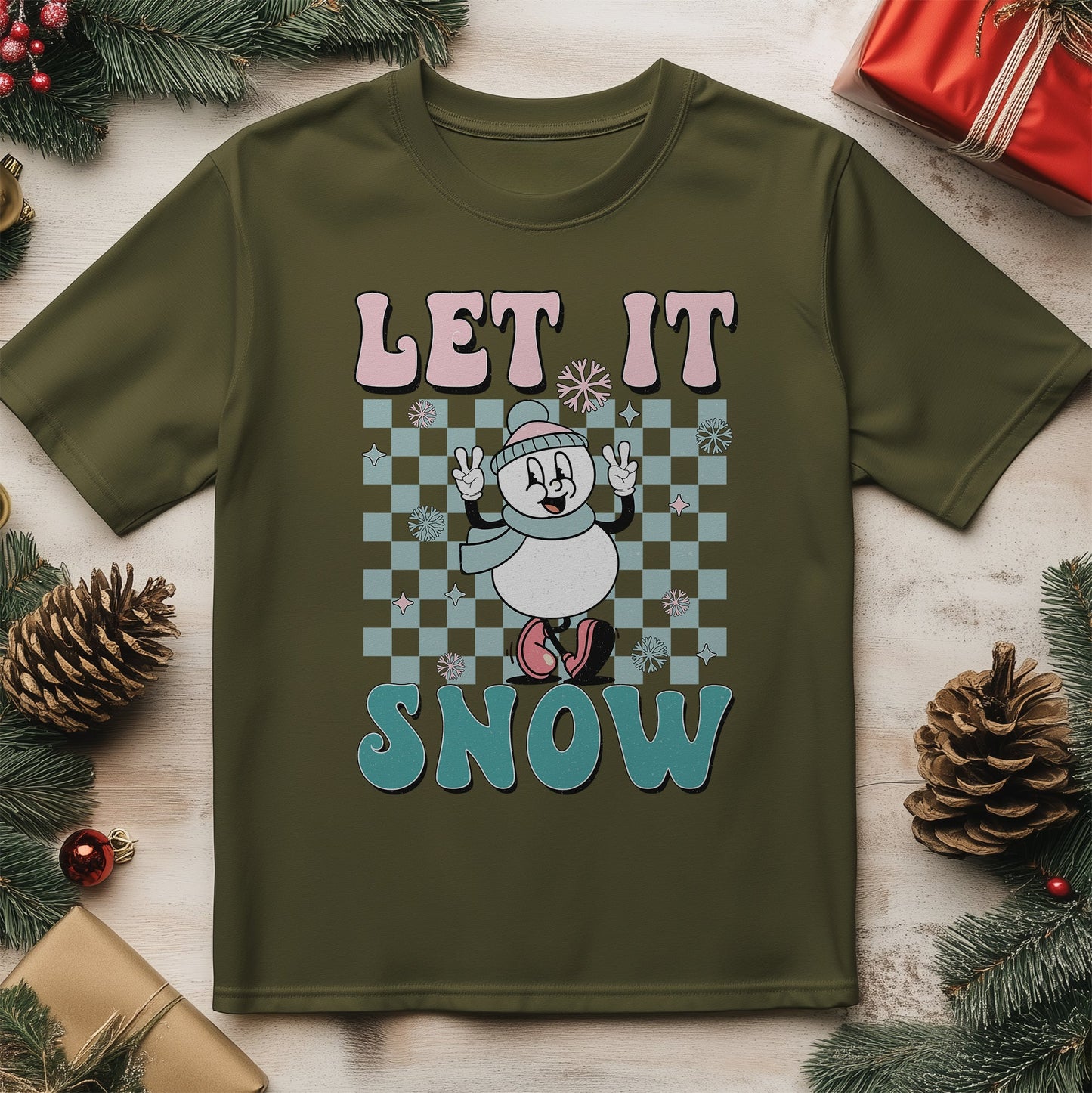 Let It Snow Snowman Tee - Hilarious