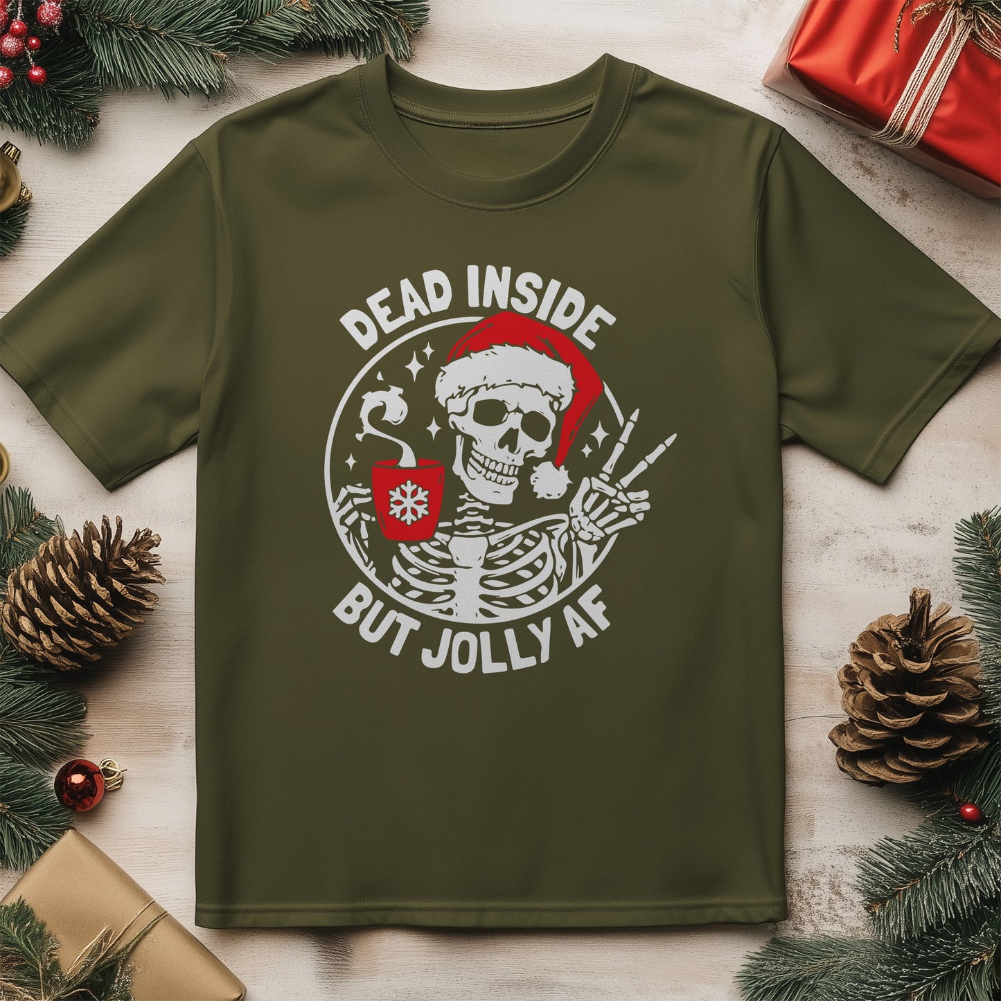 Jolly AF Skeleton T-Shirt - Dead