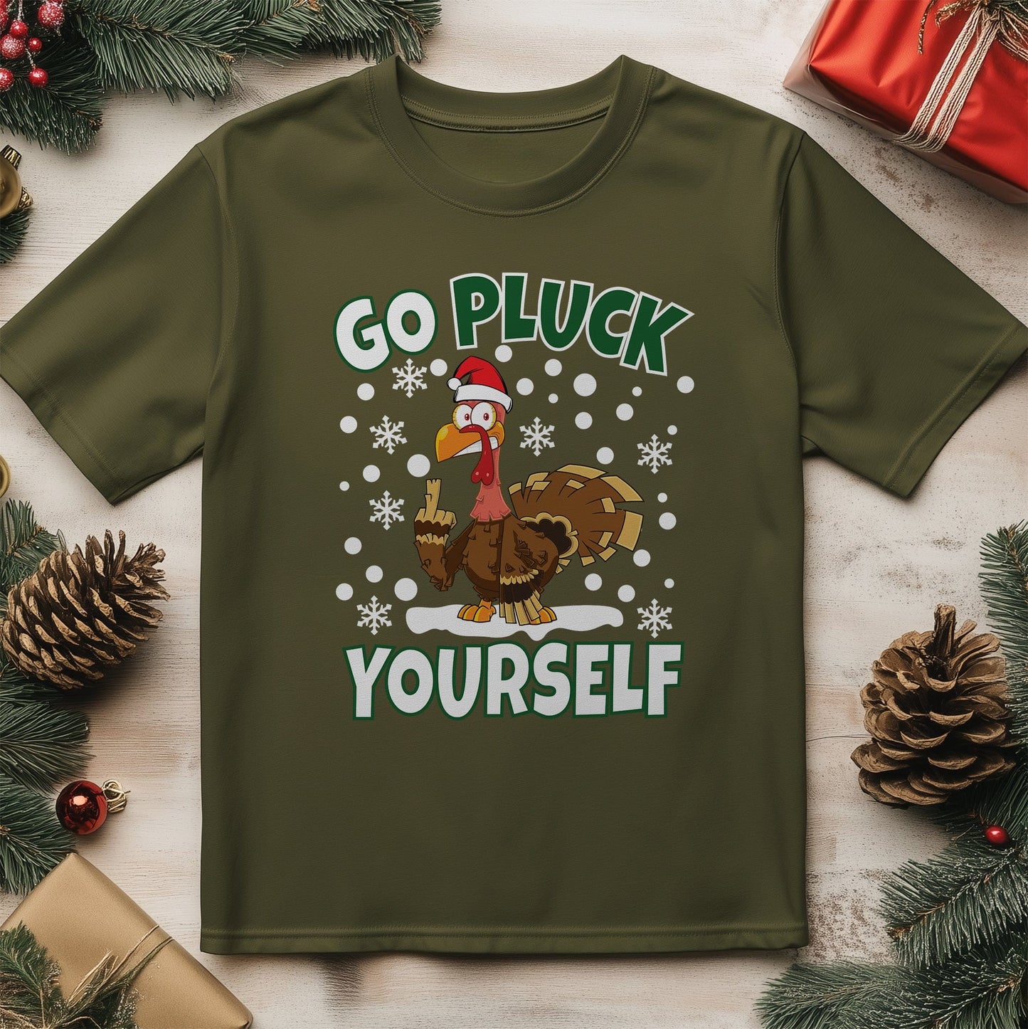 Go Pluck Yourself Turkey T-Shirt -