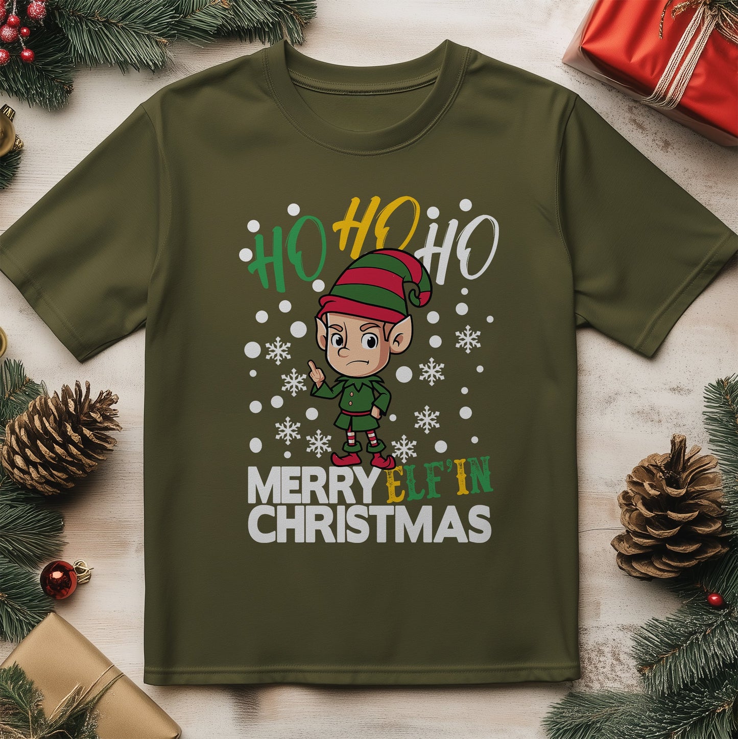 Merry Elf'in Christmas t-shirt - Ho