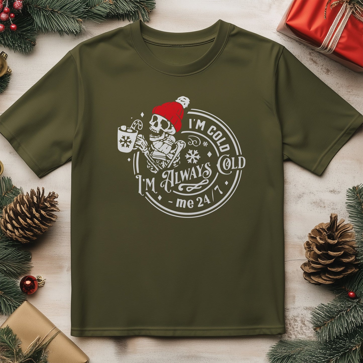 I'm Always Cold Skeleton T-Shirt -