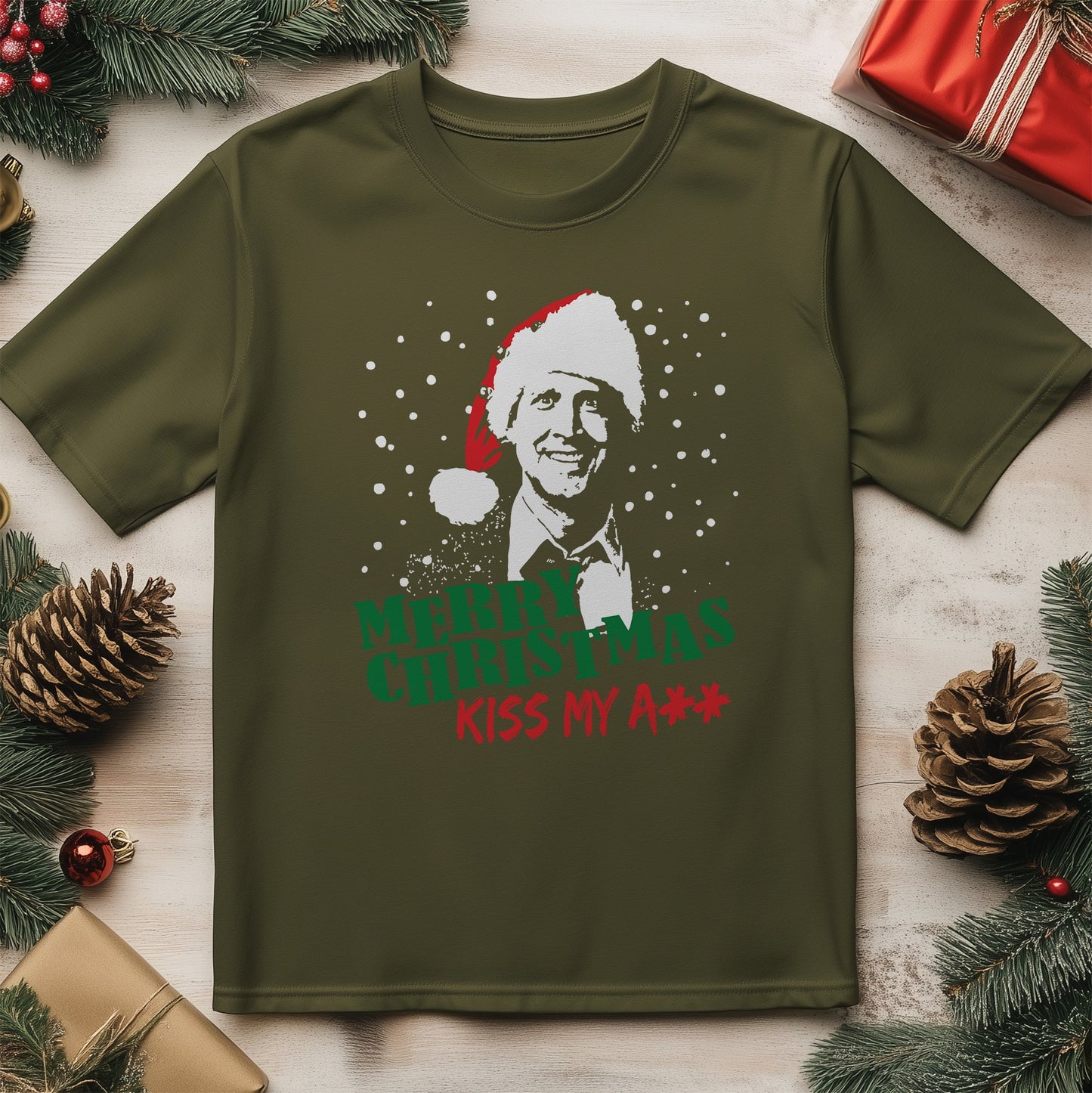 Merry Kiss My Ass Griswold T-Shirt -