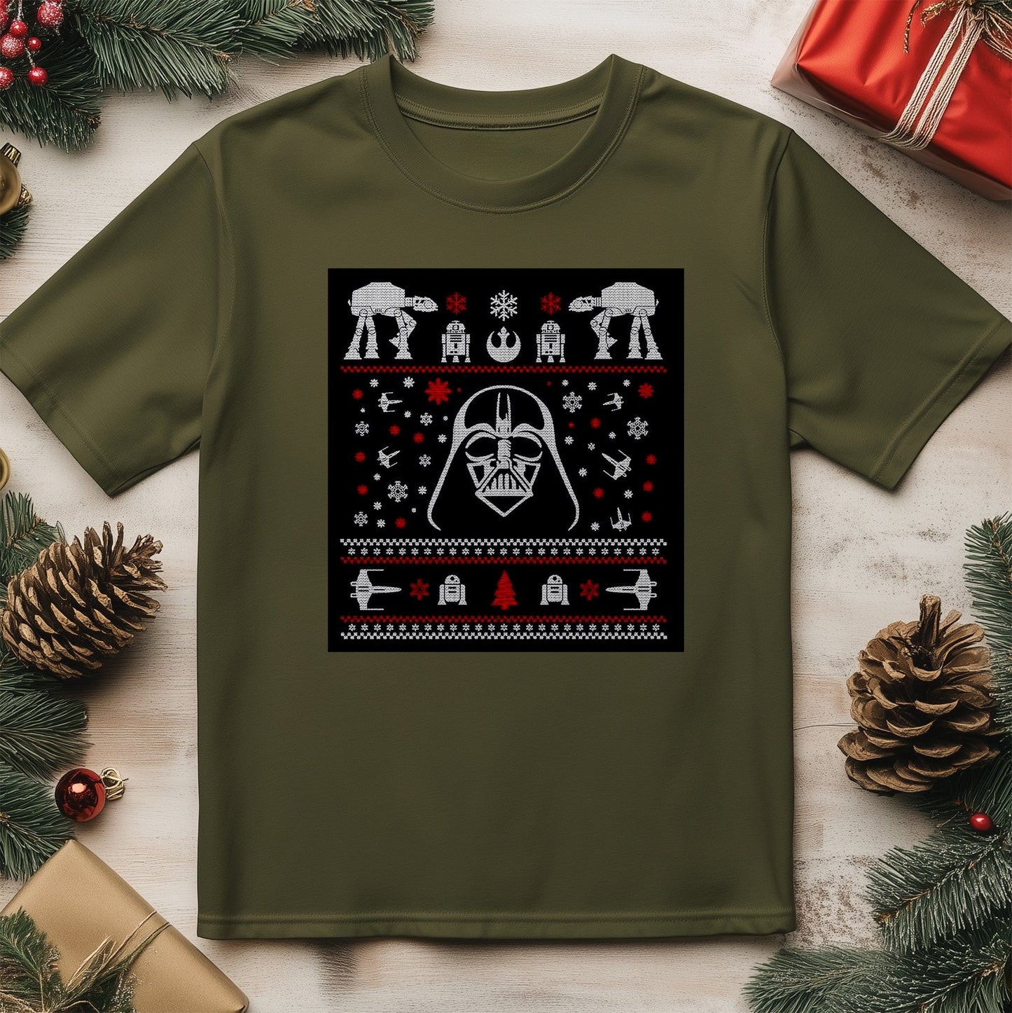 Darth Vader Ugly Christmas T-shirt -