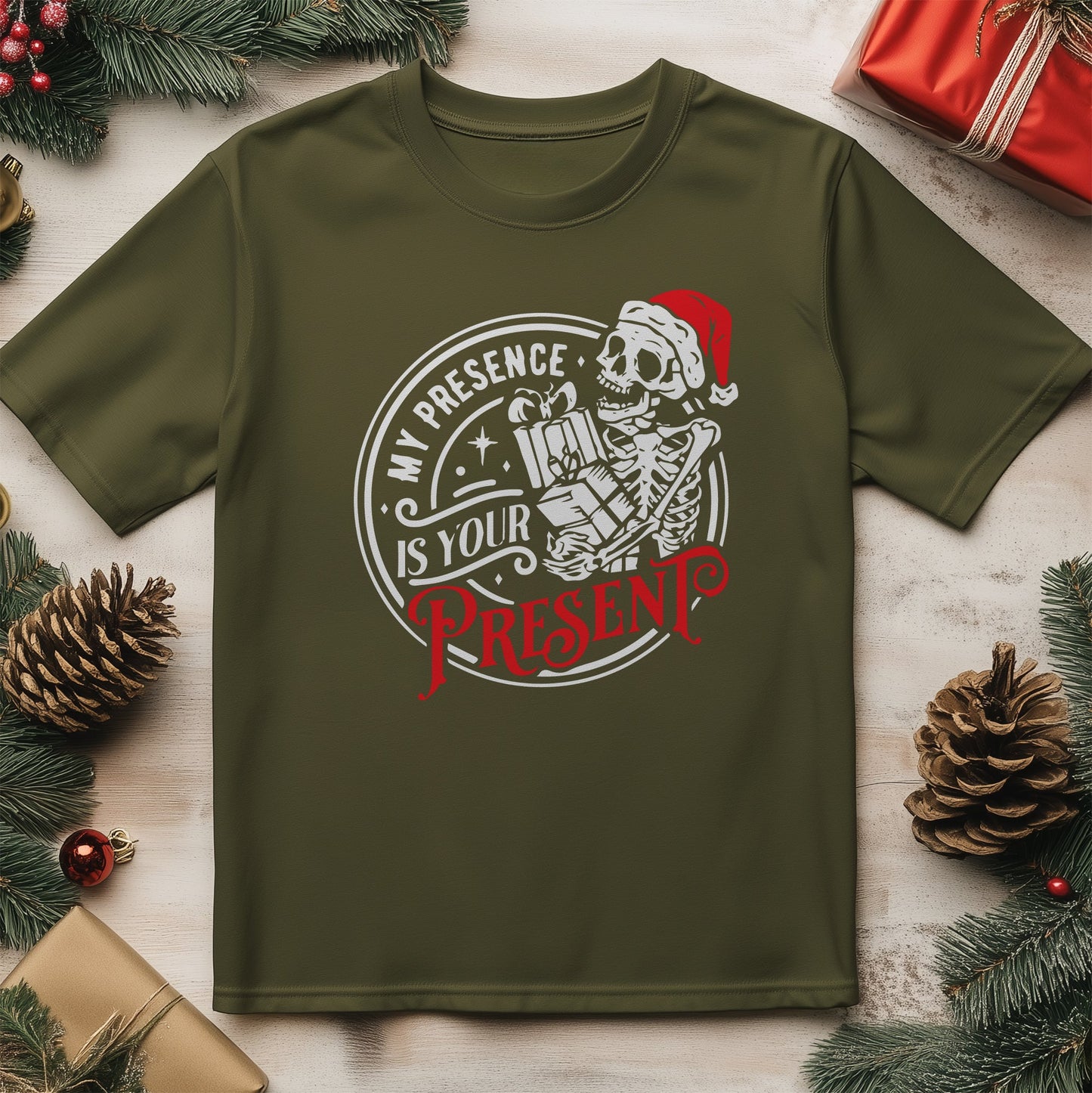 Presence Present T-Shirt - Ho Ho