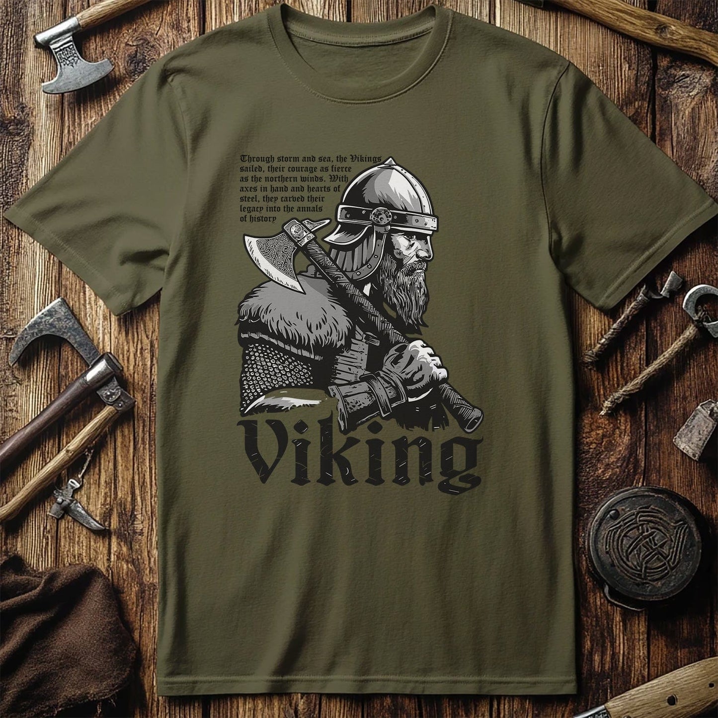 Vikings Nordic18 T-Shirt Viking with axe