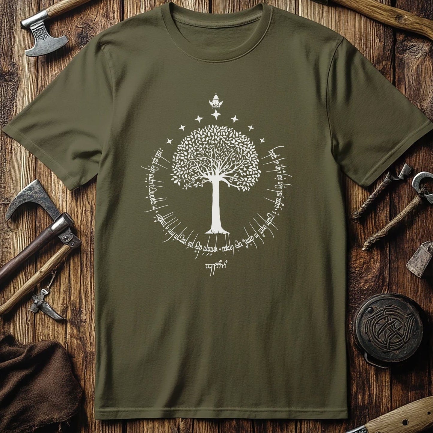 White Tree t-shirt - Life's a branch,