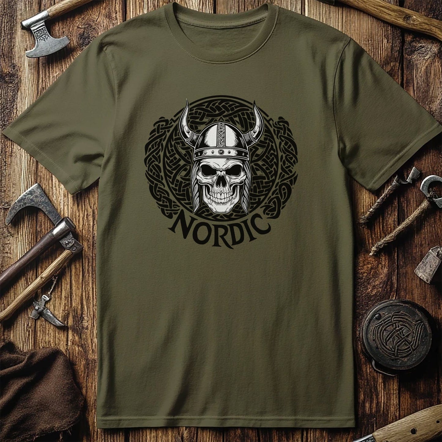 Vikings Nordic30 T-Shirt Skull & Crossbones