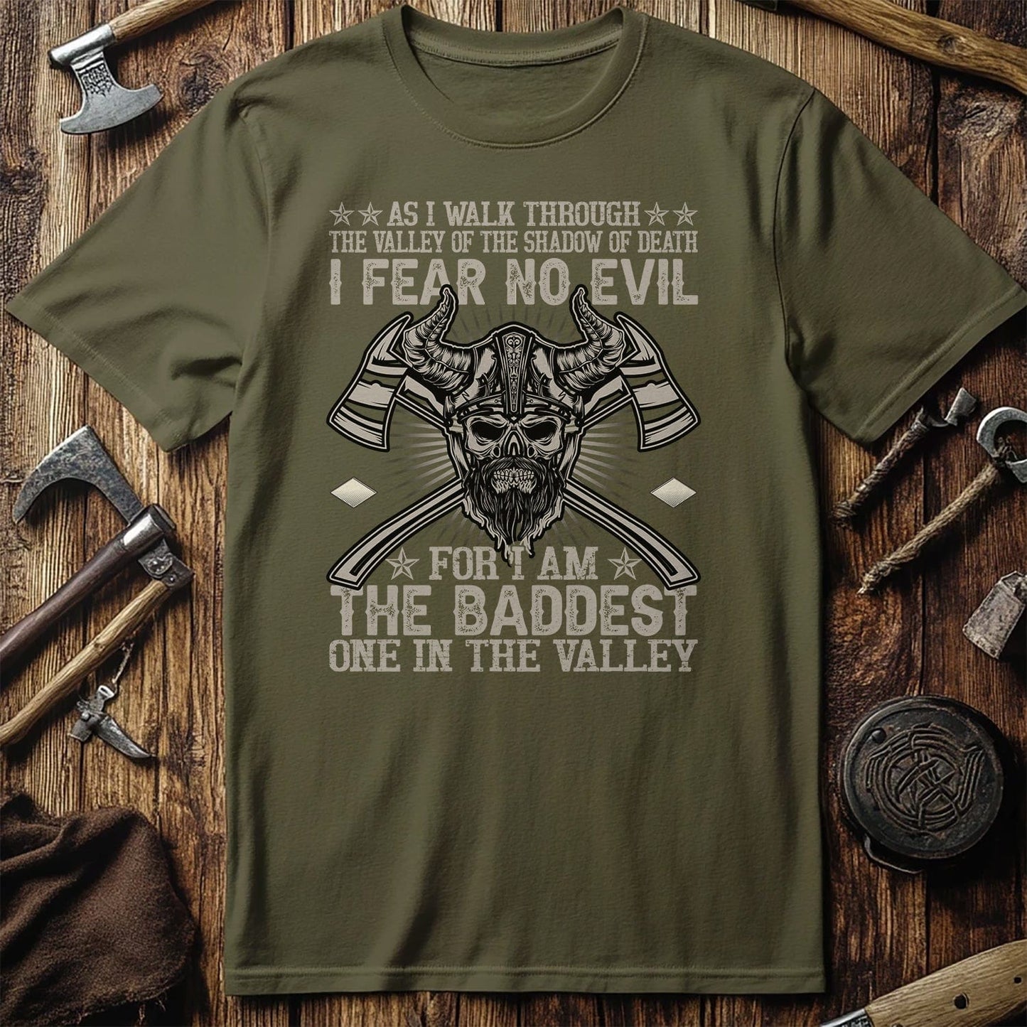 I Fear No Evil Viking T-Shirt