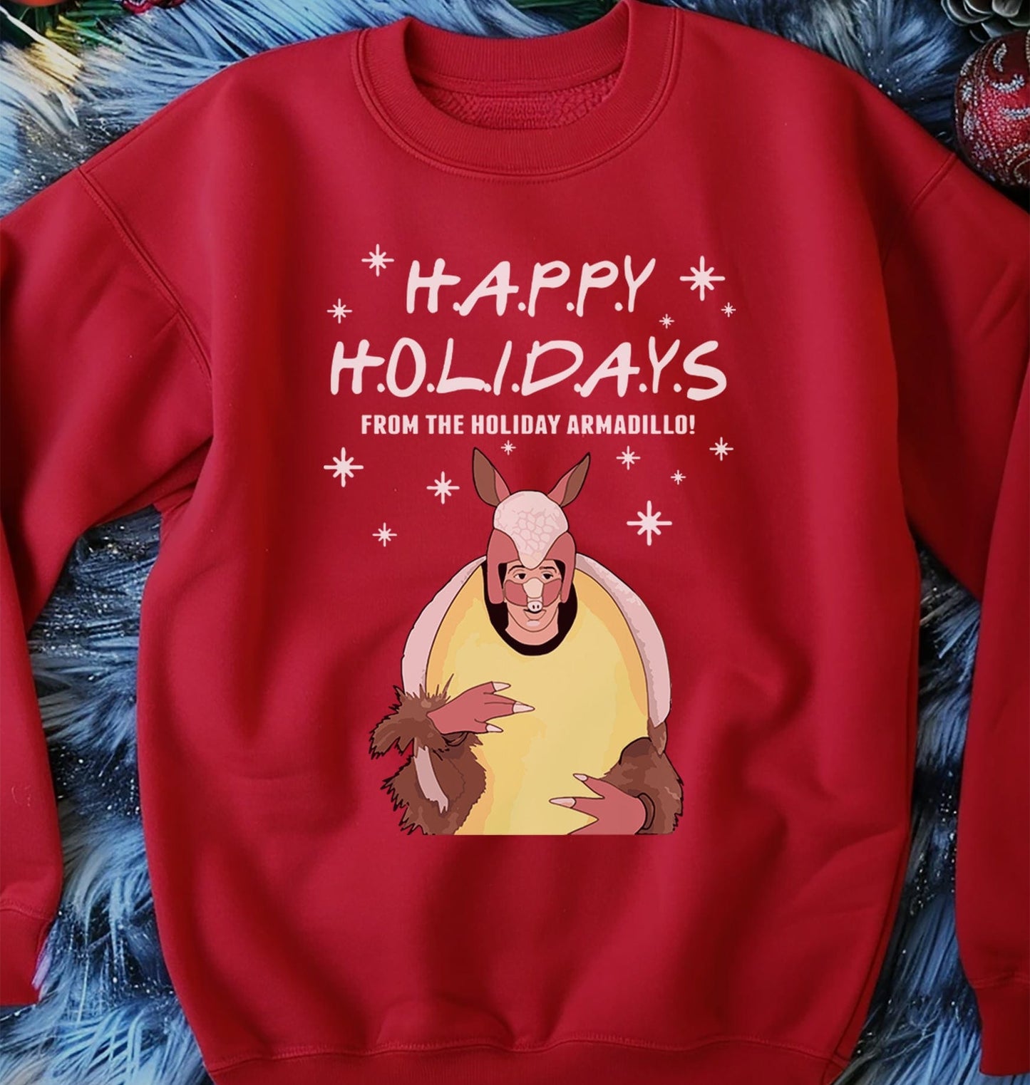 Happy Holiday Armadillo Sweatshirt