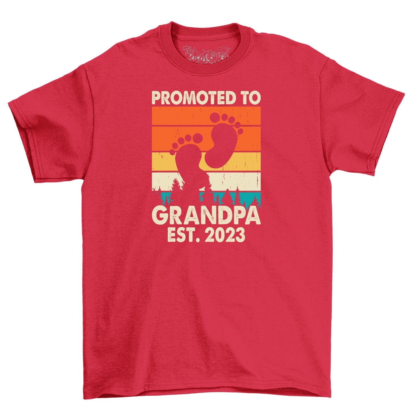 Promoted to Grandpa Est 23 T-Shirt