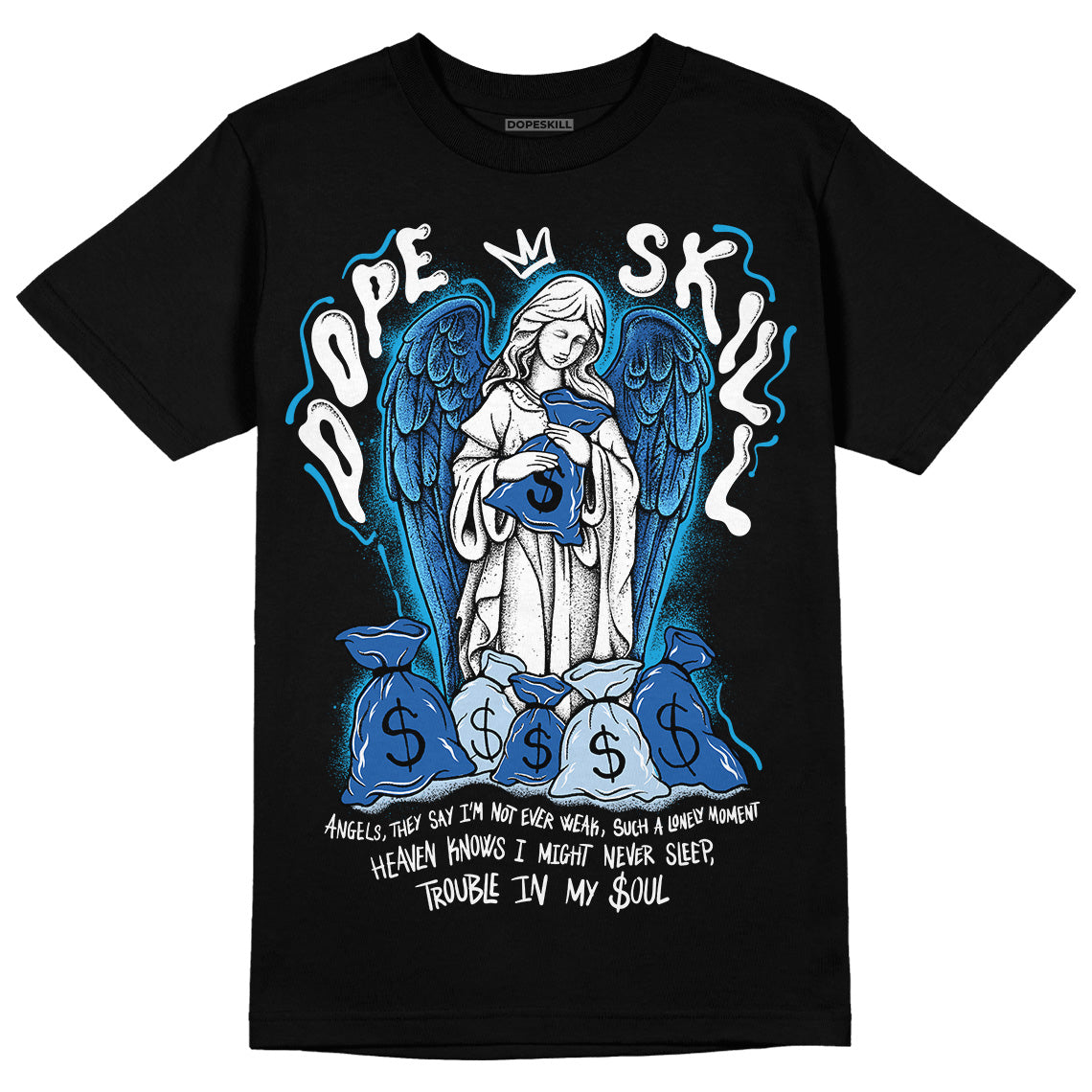 Space Jam 11s DopeSkill T-Shirt Angels Graphic