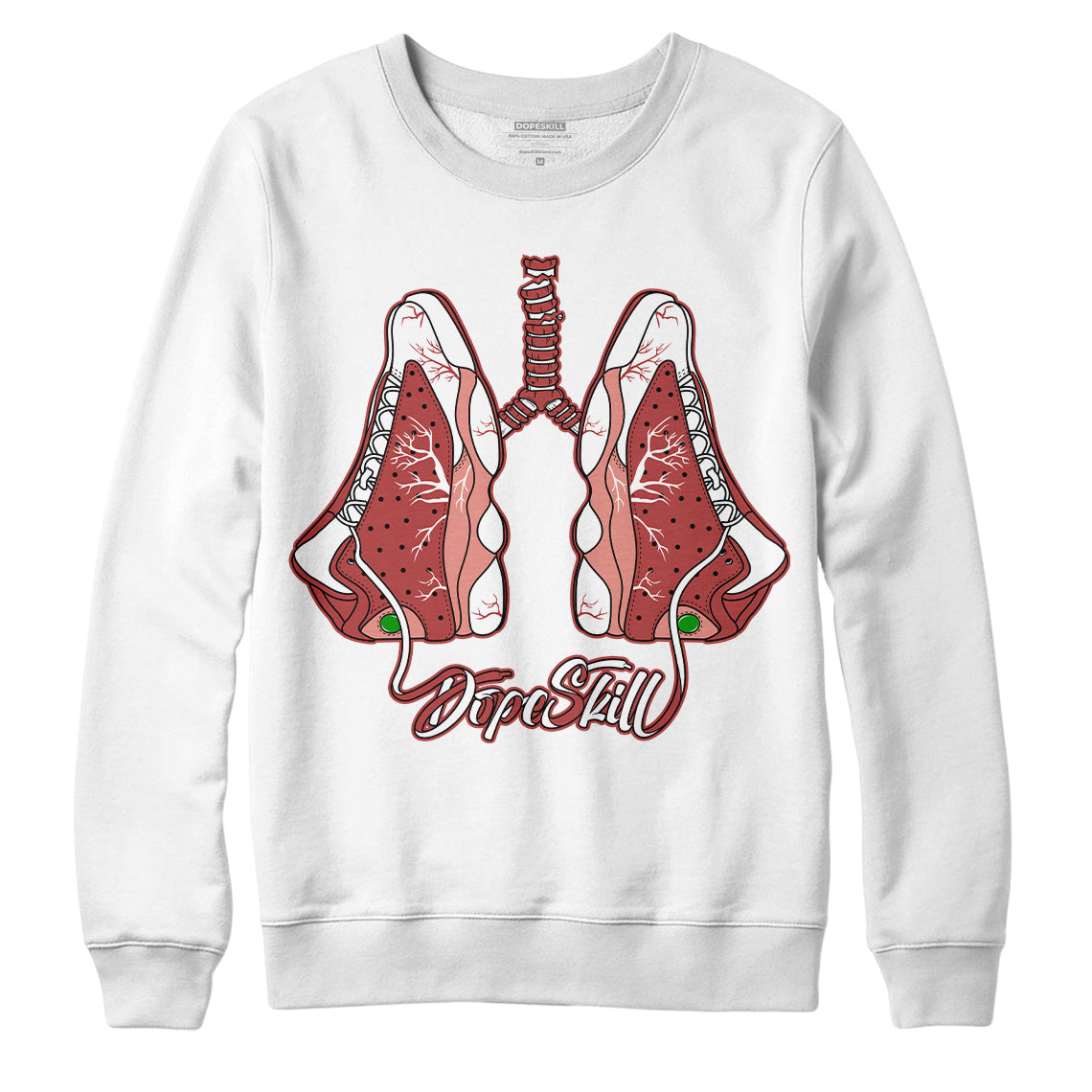 Dune Red 13s DopeSkill Sweatshirt Breathe Graphic