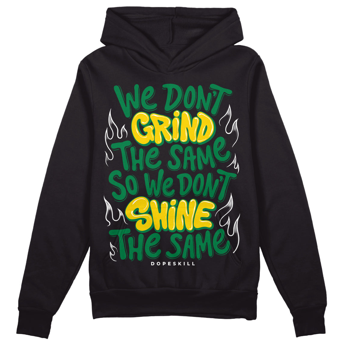 Lucky Green 5s DopeSkill Hoodie Sweatshirt Grind Shine Graphic