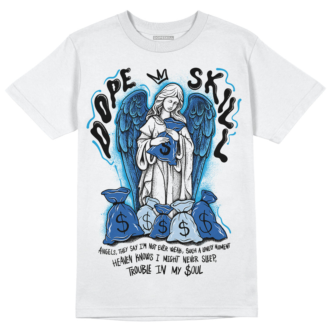 Space Jam 11s DopeSkill T-Shirt Angels Graphic