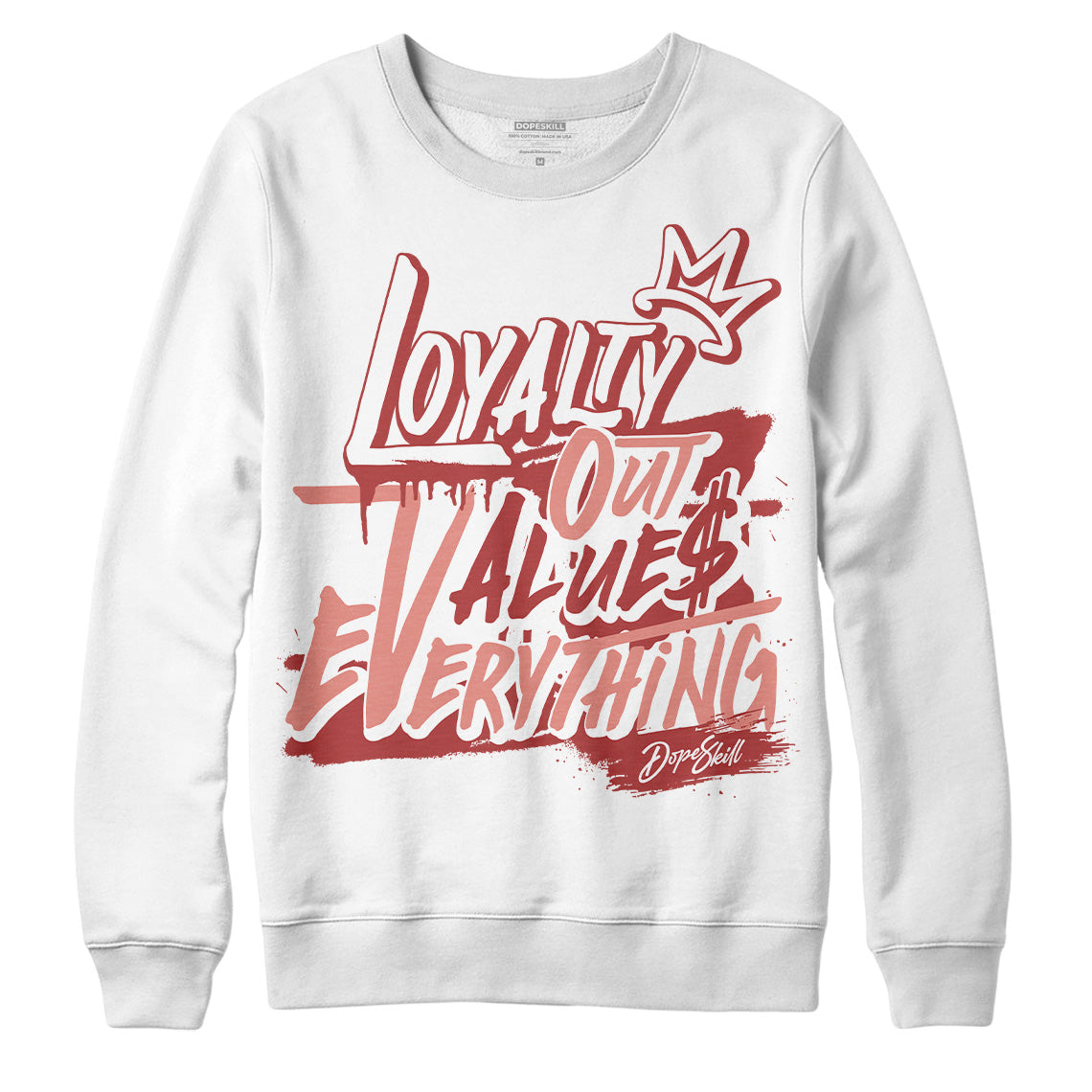 Dune Red 13s DopeSkill Sweatshirt LOVE Graphic