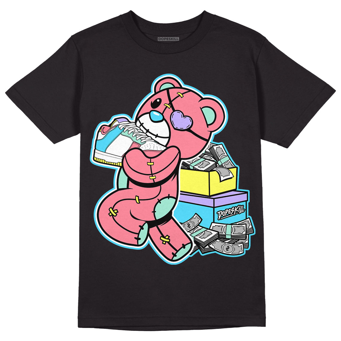 Candy Easter Dunk Low DopeSkill T-Shirt Bear Steals Sneaker Graphic