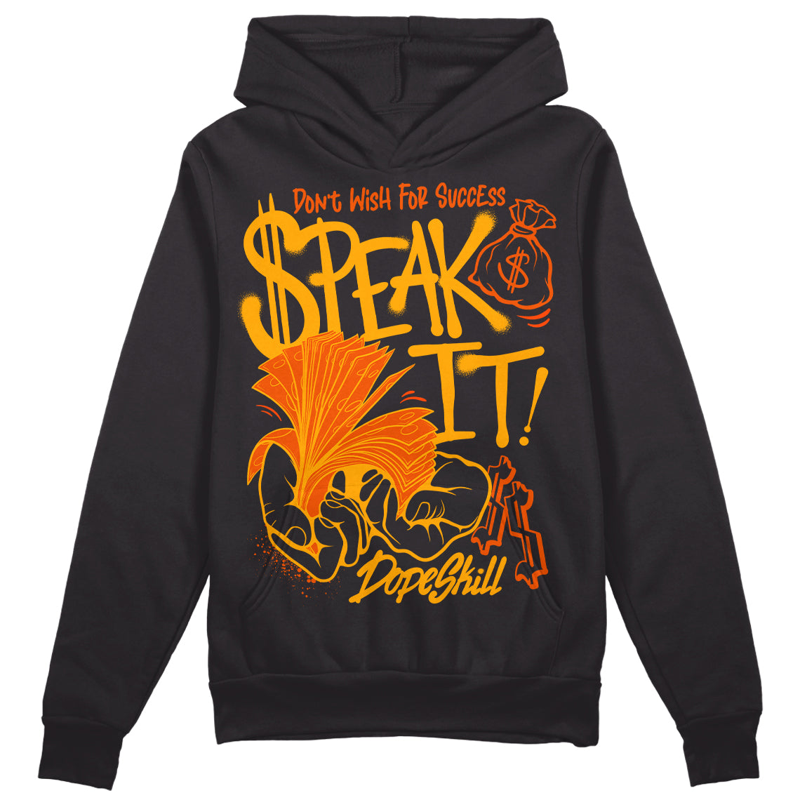 Black Taxi 12s DopeSkill Hoodie Sweatshirt Speak It Graphic