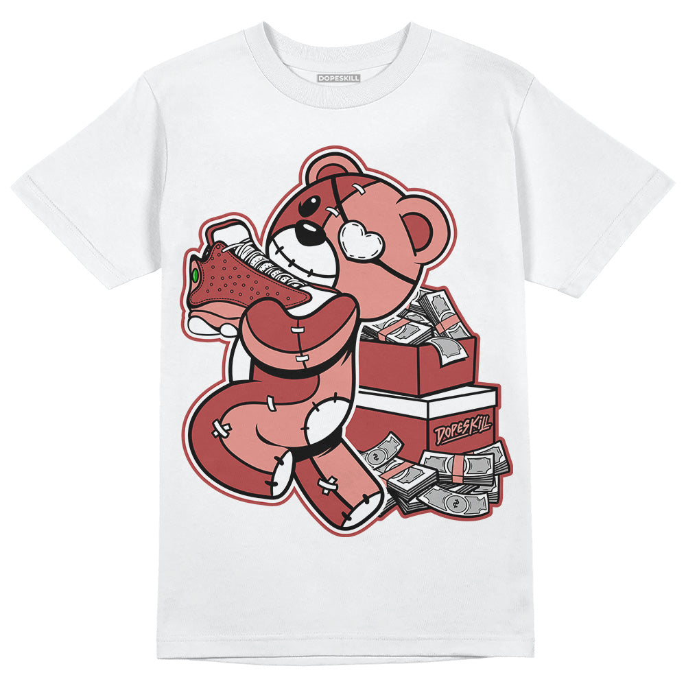 Dune Red 13s DopeSkill T-Shirt Bear Steals Sneaker Graphic