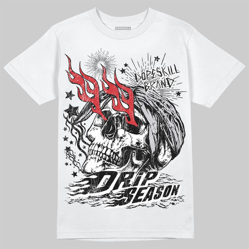 Black Metallic Reimagined 5s DopeSkill T-Shirt Drip Season Graphic