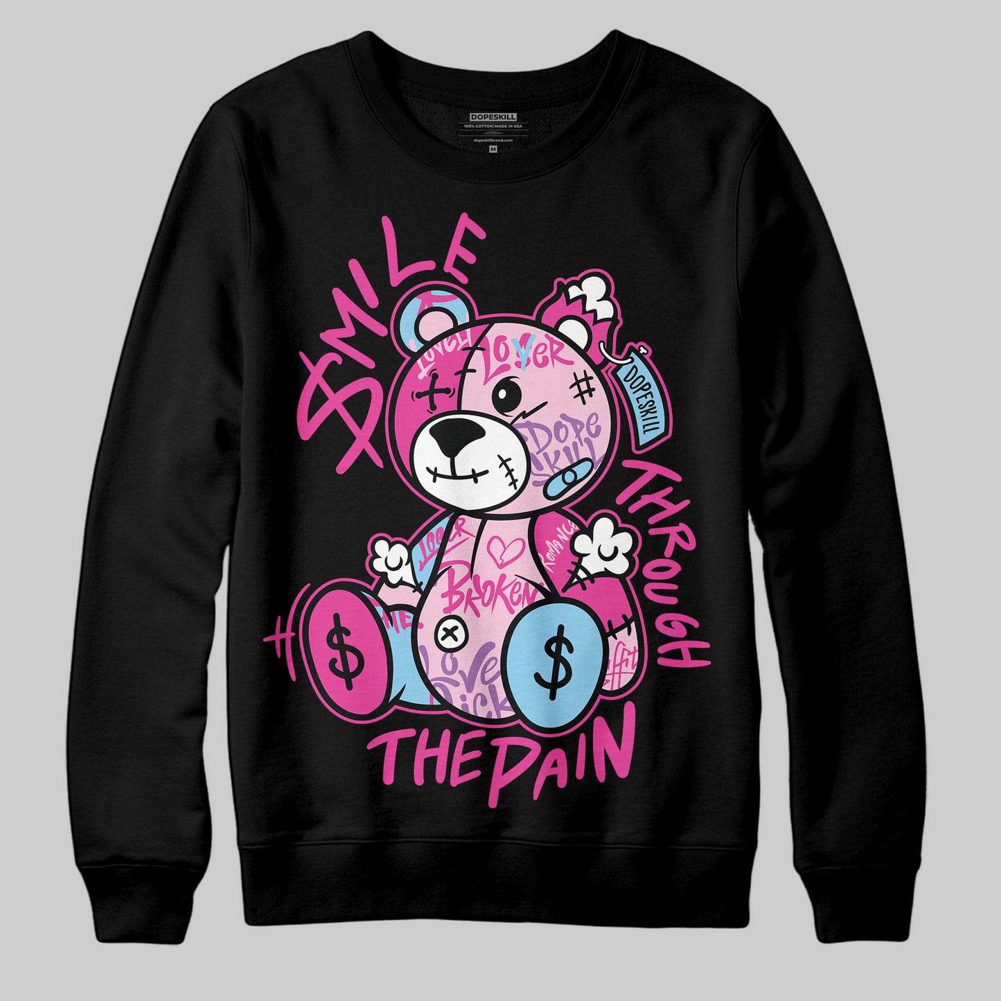 Doernbecher 6s DopeSkill Sweatshirt Smile Through The Pain Graphic