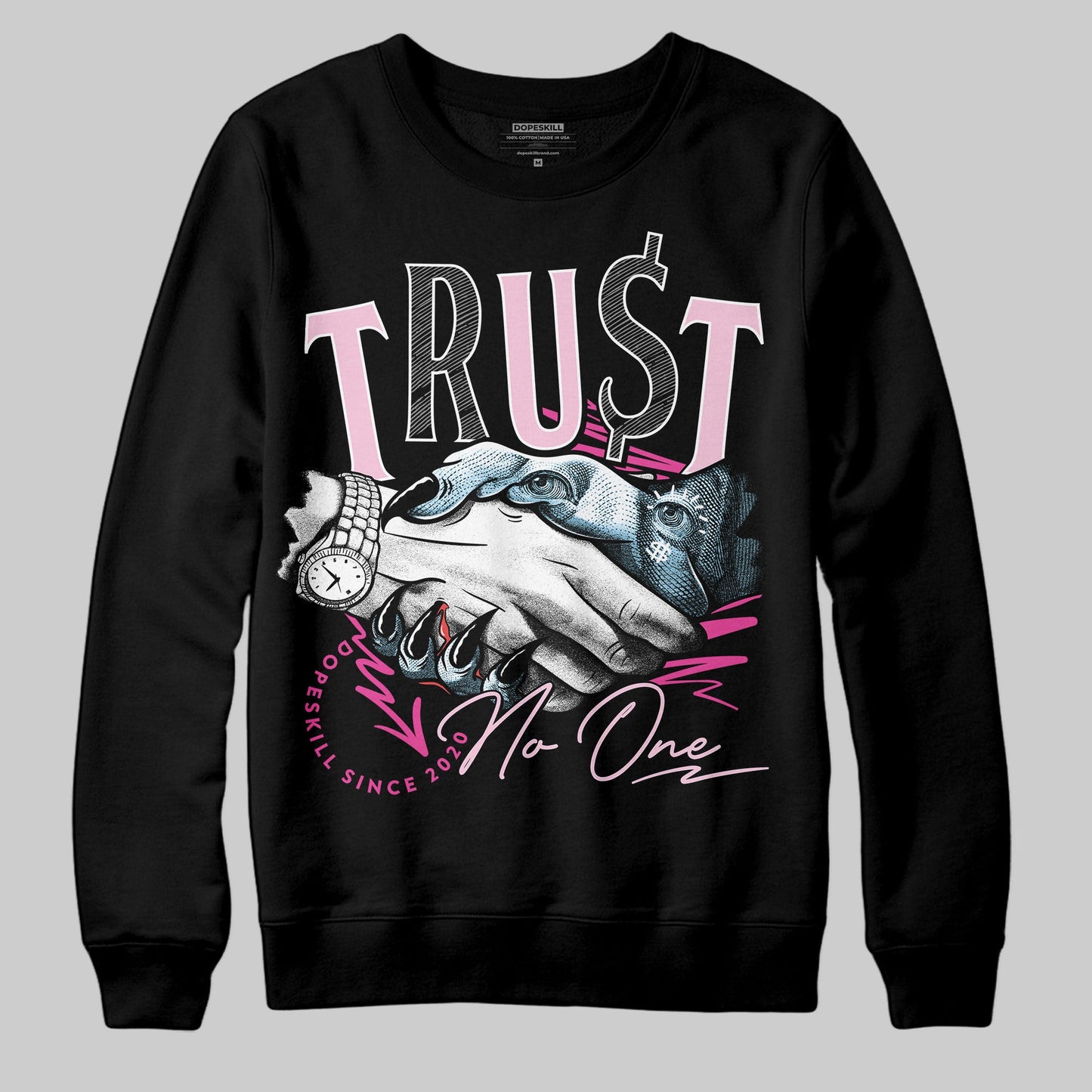 Doernbecher 6s DopeSkill Sweatshirt Trust No One Graphic